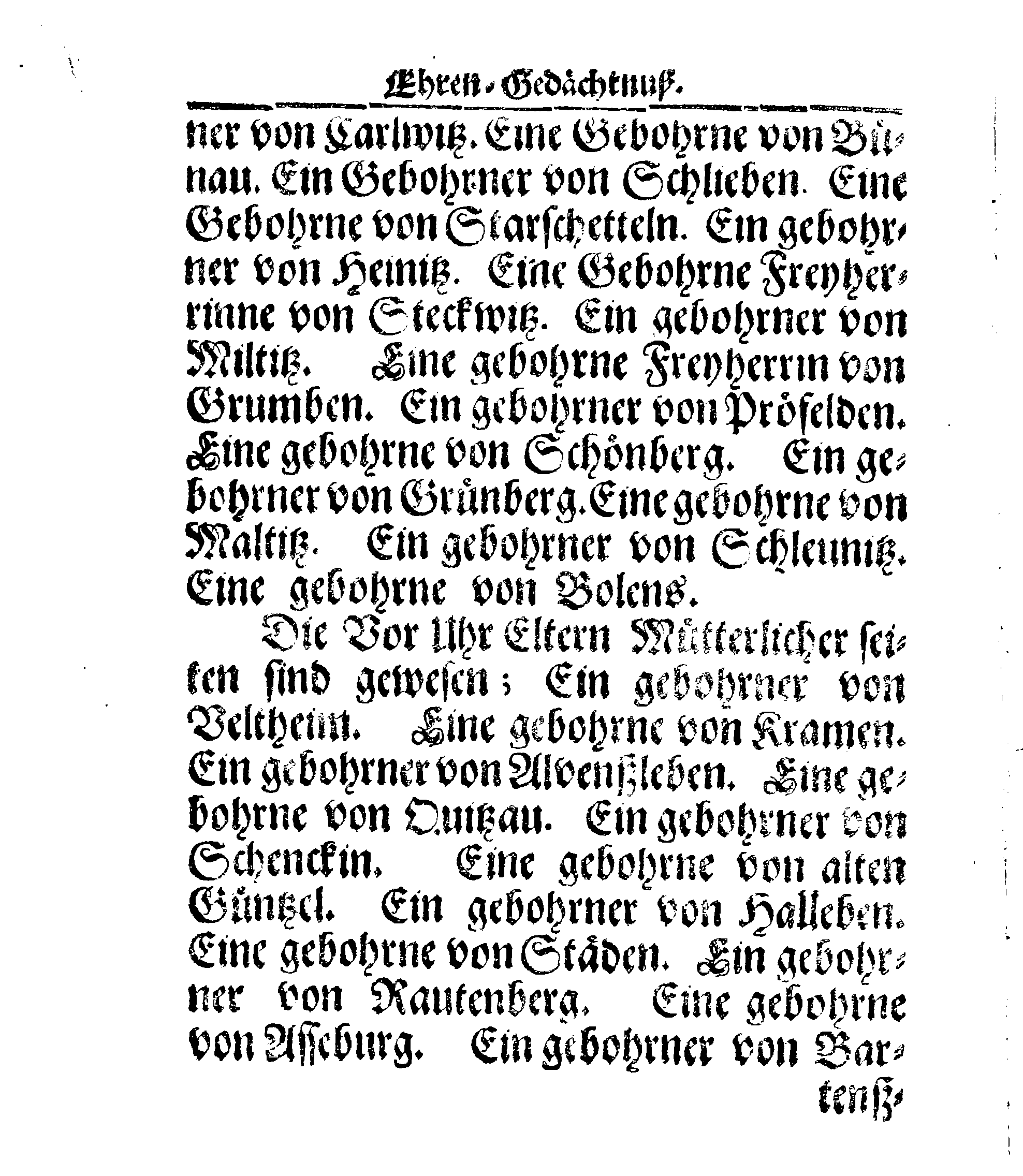 Christ-Gebürliche Klag-Trost- und Ehren-Gedächtniß Der Weyland Hochgebohrnen Gräffin und Frauen, Frauen ANNAE MARGARETHAE WRANGELIN, Gebohren von Haugwitz, Des Höchstgebohren Graffen und Herrn, Herrn CARL-GUSTAV-WRANGELS, … Frau Gemahlin.