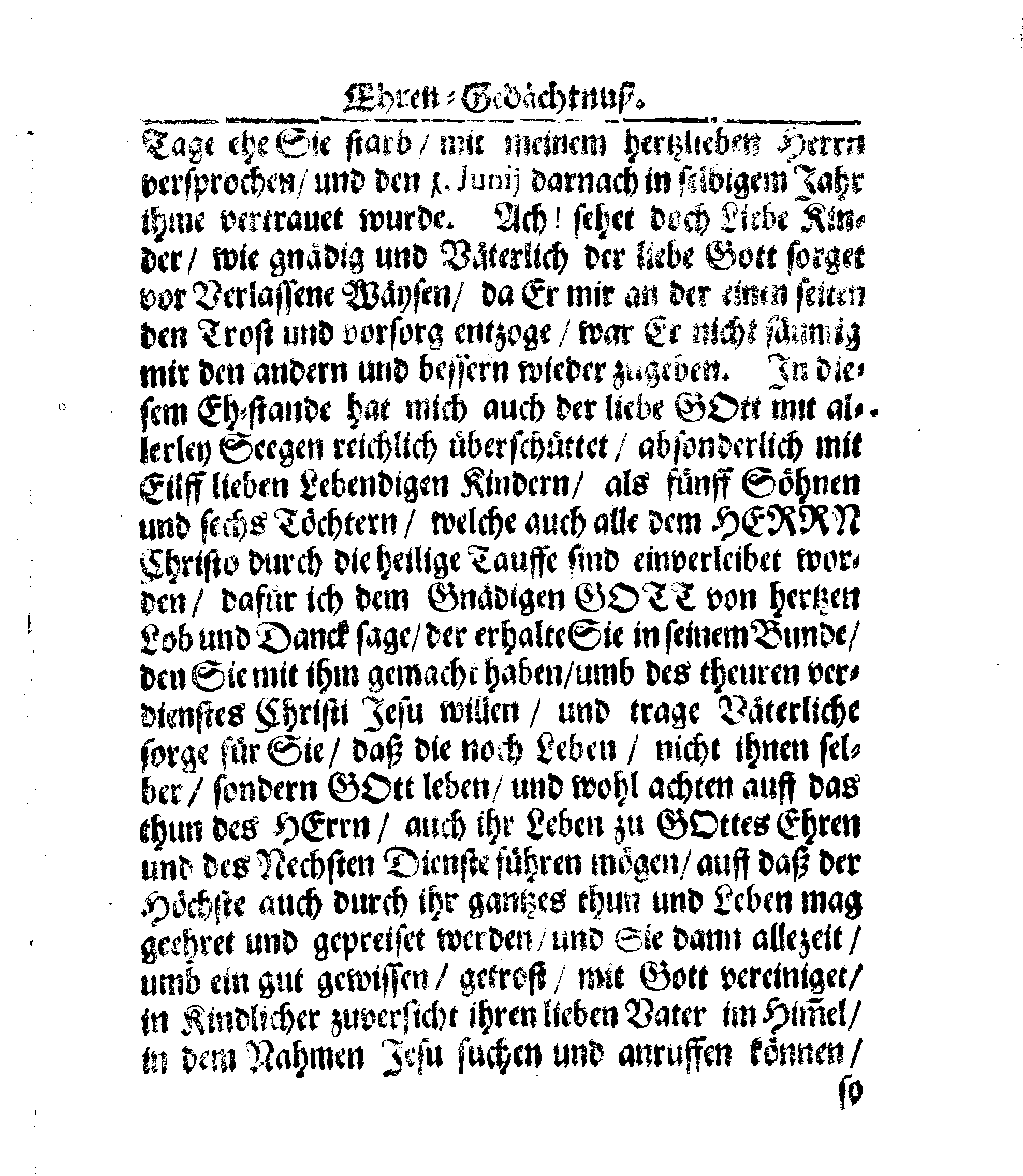 Christ-Gebürliche Klag-Trost- und Ehren-Gedächtniß Der Weyland Hochgebohrnen Gräffin und Frauen, Frauen ANNAE MARGARETHAE WRANGELIN, Gebohren von Haugwitz, Des Höchstgebohren Graffen und Herrn, Herrn CARL-GUSTAV-WRANGELS, … Frau Gemahlin.