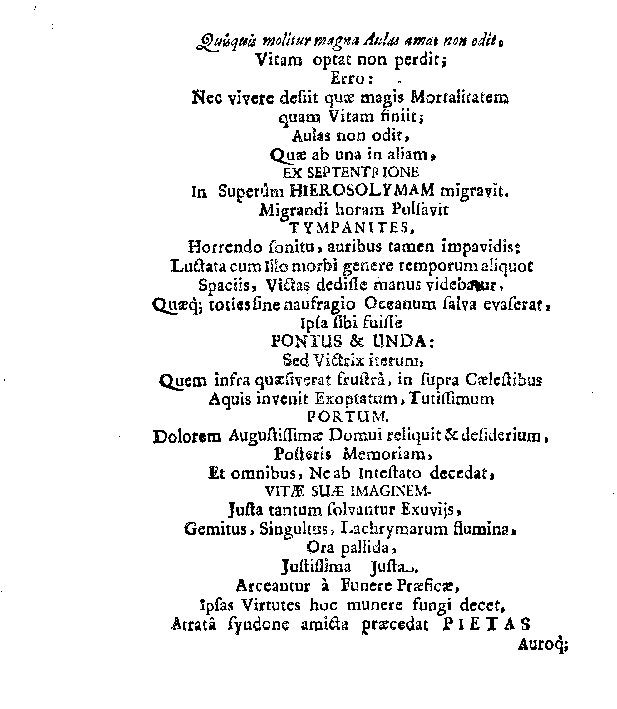 Christ-Gebürliche Klag-Trost- und Ehren-Gedächtniß Der Weyland Hochgebohrnen Gräffin und Frauen, Frauen ANNAE MARGARETHAE WRANGELIN, Gebohren von Haugwitz, Des Höchstgebohren Graffen und Herrn, Herrn CARL-GUSTAV-WRANGELS, … Frau Gemahlin.