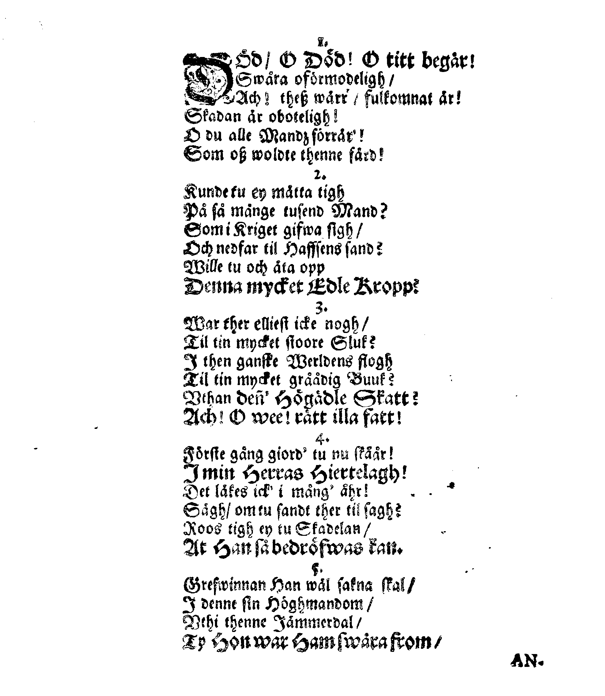 Christ-Gebürliche Klag-Trost- und Ehren-Gedächtniß Der Weyland Hochgebohrnen Gräffin und Frauen, Frauen ANNAE MARGARETHAE WRANGELIN, Gebohren von Haugwitz, Des Höchstgebohren Graffen und Herrn, Herrn CARL-GUSTAV-WRANGELS, … Frau Gemahlin.