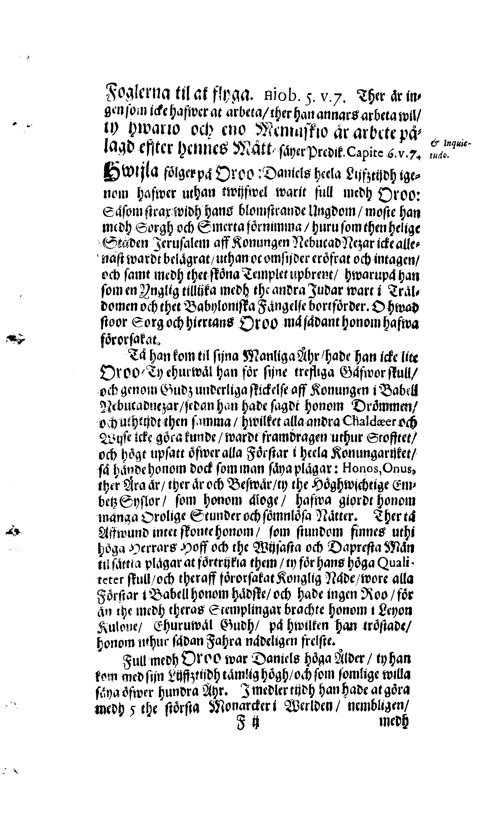 Der Sehl. Seelen hertzliche Dancksagung; das GOtt in so vielen Gefährlichkeitten selbe so gnädig bewahret und den entseelten Cörper auß abgelegenen Orten zu seiner Ruhekammer hat kommen lassen wollen. Welche auß Des Weilandt Erleuchteten und Hochgebohrnen Graffen und Herren, H. Carol Gustaff Wrangels, … Hochansehnliche LeichBegänckniß, den 1. Decembr. Anno 1680. gehalten, in einer Traur-Music, auss unterthäniger Schuldigkeit, gesungen und abgefaßet von einen alten Domestiquen Diener