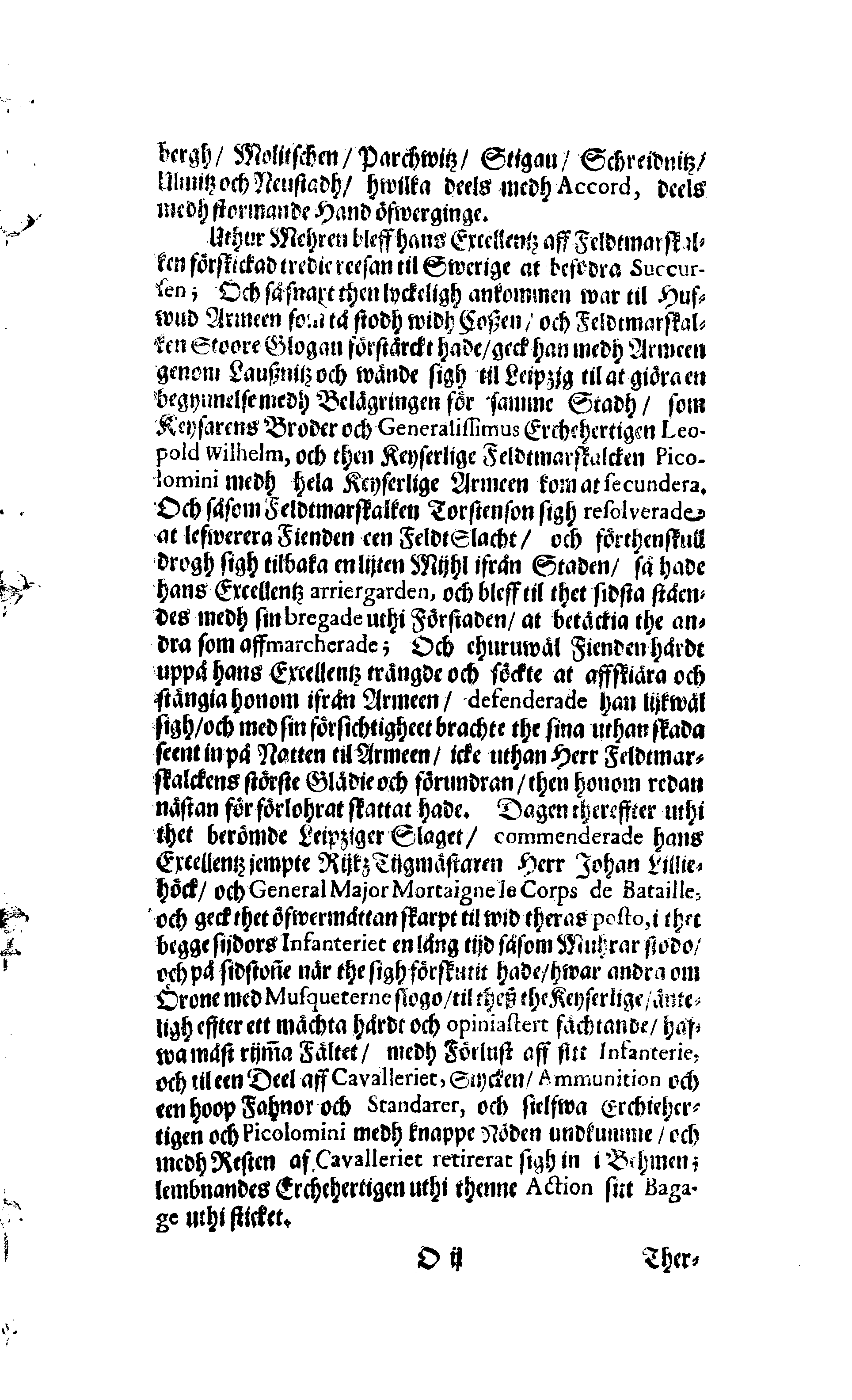 Der Sehl. Seelen hertzliche Dancksagung; das GOtt in so vielen Gefährlichkeitten selbe so gnädig bewahret und den entseelten Cörper auß abgelegenen Orten zu seiner Ruhekammer hat kommen lassen wollen. Welche auß Des Weilandt Erleuchteten und Hochgebohrnen Graffen und Herren, H. Carol Gustaff Wrangels, … Hochansehnliche LeichBegänckniß, den 1. Decembr. Anno 1680. gehalten, in einer Traur-Music, auss unterthäniger Schuldigkeit, gesungen und abgefaßet von einen alten Domestiquen Diener