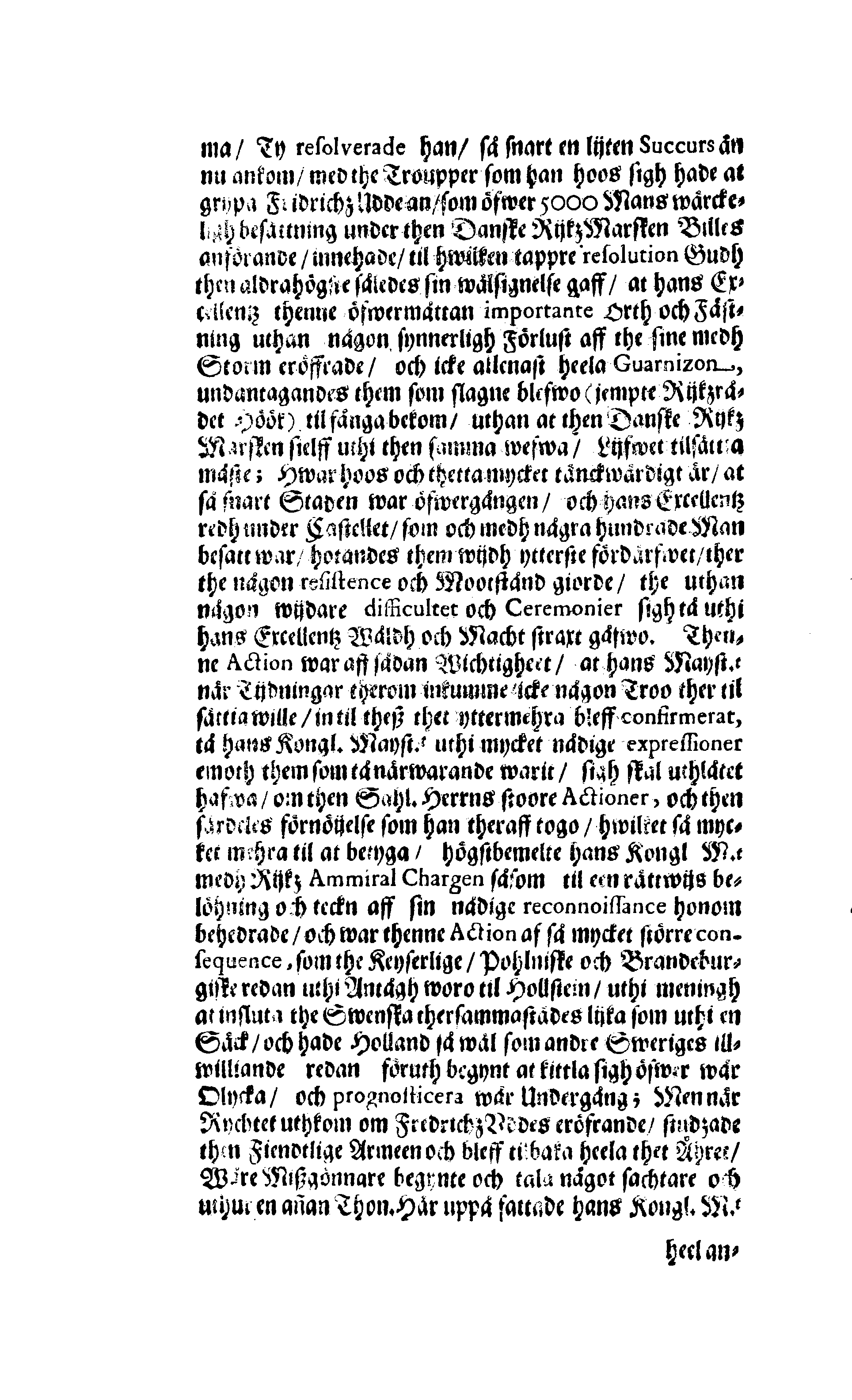 Der Sehl. Seelen hertzliche Dancksagung; das GOtt in so vielen Gefährlichkeitten selbe so gnädig bewahret und den entseelten Cörper auß abgelegenen Orten zu seiner Ruhekammer hat kommen lassen wollen. Welche auß Des Weilandt Erleuchteten und Hochgebohrnen Graffen und Herren, H. Carol Gustaff Wrangels, … Hochansehnliche LeichBegänckniß, den 1. Decembr. Anno 1680. gehalten, in einer Traur-Music, auss unterthäniger Schuldigkeit, gesungen und abgefaßet von einen alten Domestiquen Diener