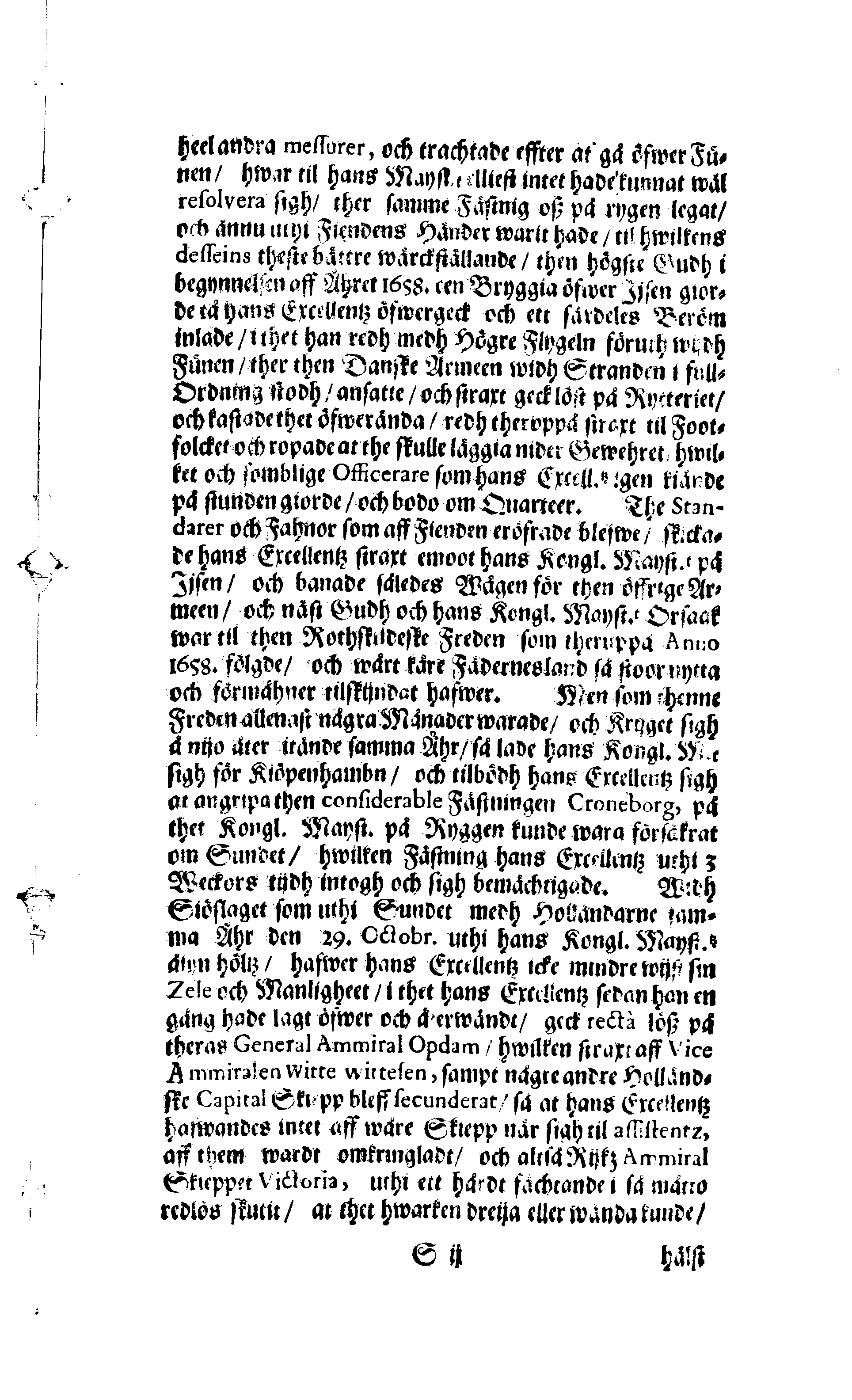 Der Sehl. Seelen hertzliche Dancksagung; das GOtt in so vielen Gefährlichkeitten selbe so gnädig bewahret und den entseelten Cörper auß abgelegenen Orten zu seiner Ruhekammer hat kommen lassen wollen. Welche auß Des Weilandt Erleuchteten und Hochgebohrnen Graffen und Herren, H. Carol Gustaff Wrangels, … Hochansehnliche LeichBegänckniß, den 1. Decembr. Anno 1680. gehalten, in einer Traur-Music, auss unterthäniger Schuldigkeit, gesungen und abgefaßet von einen alten Domestiquen Diener