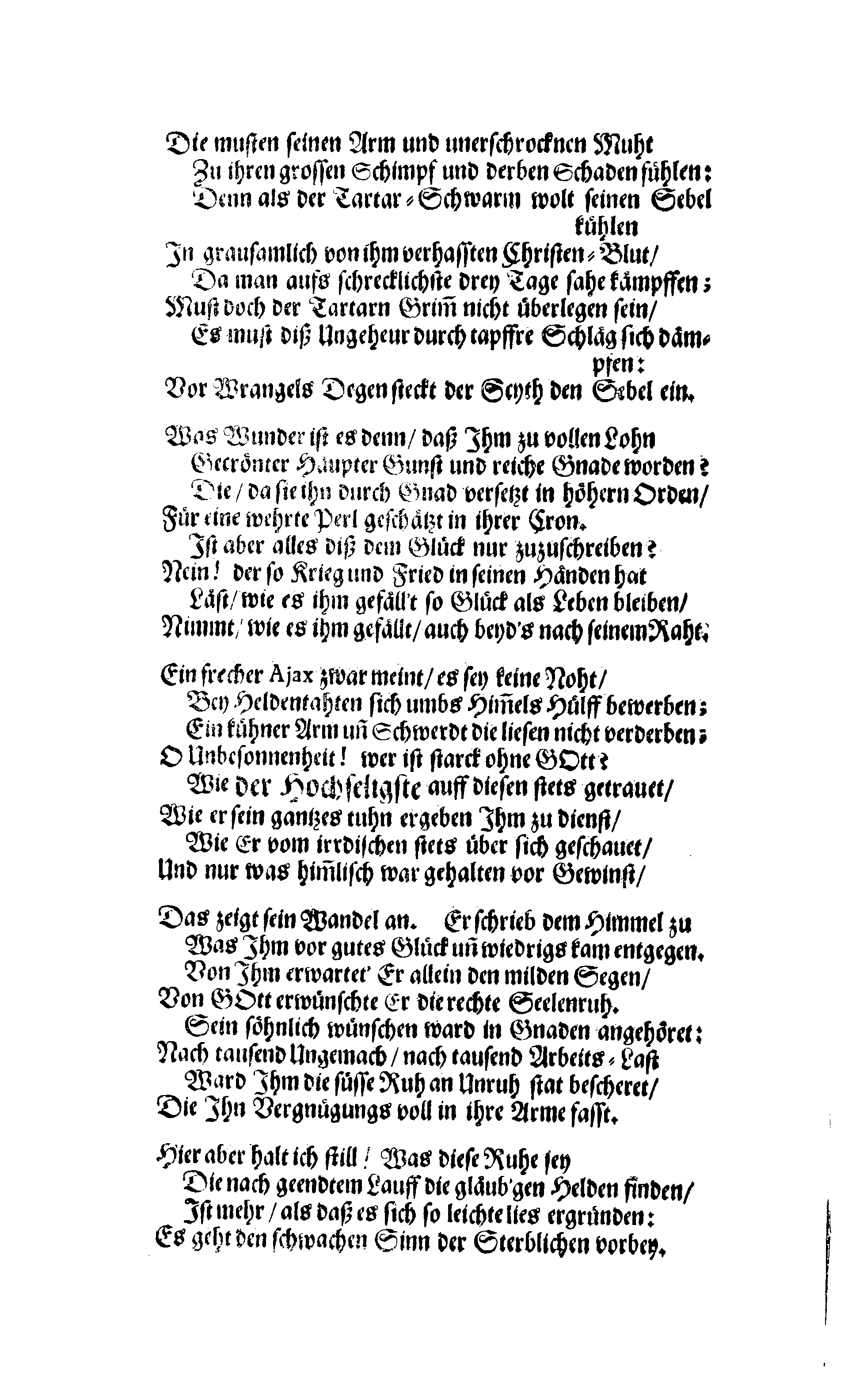 Här är Groo, i Döden Roo Och hwyla fölger upå Nöda, THER finna wij wår deel och boo När wij upstå ifrå the Döda. Förestält uthi Een Christelig Predikan Hwilken Tå … Herr CARL GUSTAF WRANGEL, … Medh stoor och wederbörligh solennitet wardt begrafwen … Uthi Stockholm och Kongl. Riddare Kyrckia … Åhret 1680 the 21 September