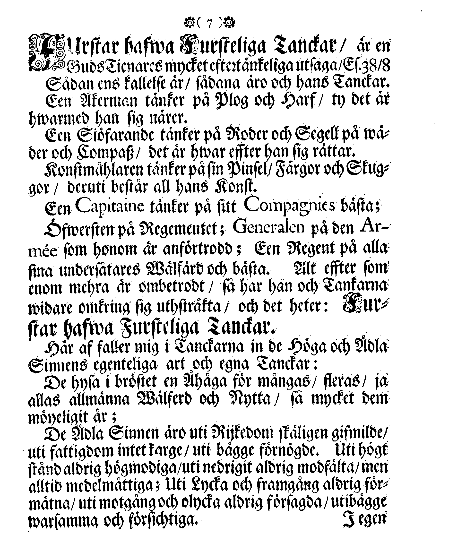 Höga Guds Barnas Tanckar, Då Hans Kongl. Maij:tz wår Allernådigste KONUNGS Fordom, Troo Man, Capitaine Lieutenant af des Lijf-Drabanter och General Major af Cavallerie, Den Högwälborne Herren och Grefwen, Grefwe CARL WRANGEL, … Blef med Christelige Ceremonier begrafwen uthi Kyrckian i Ketzschav i Sachsen