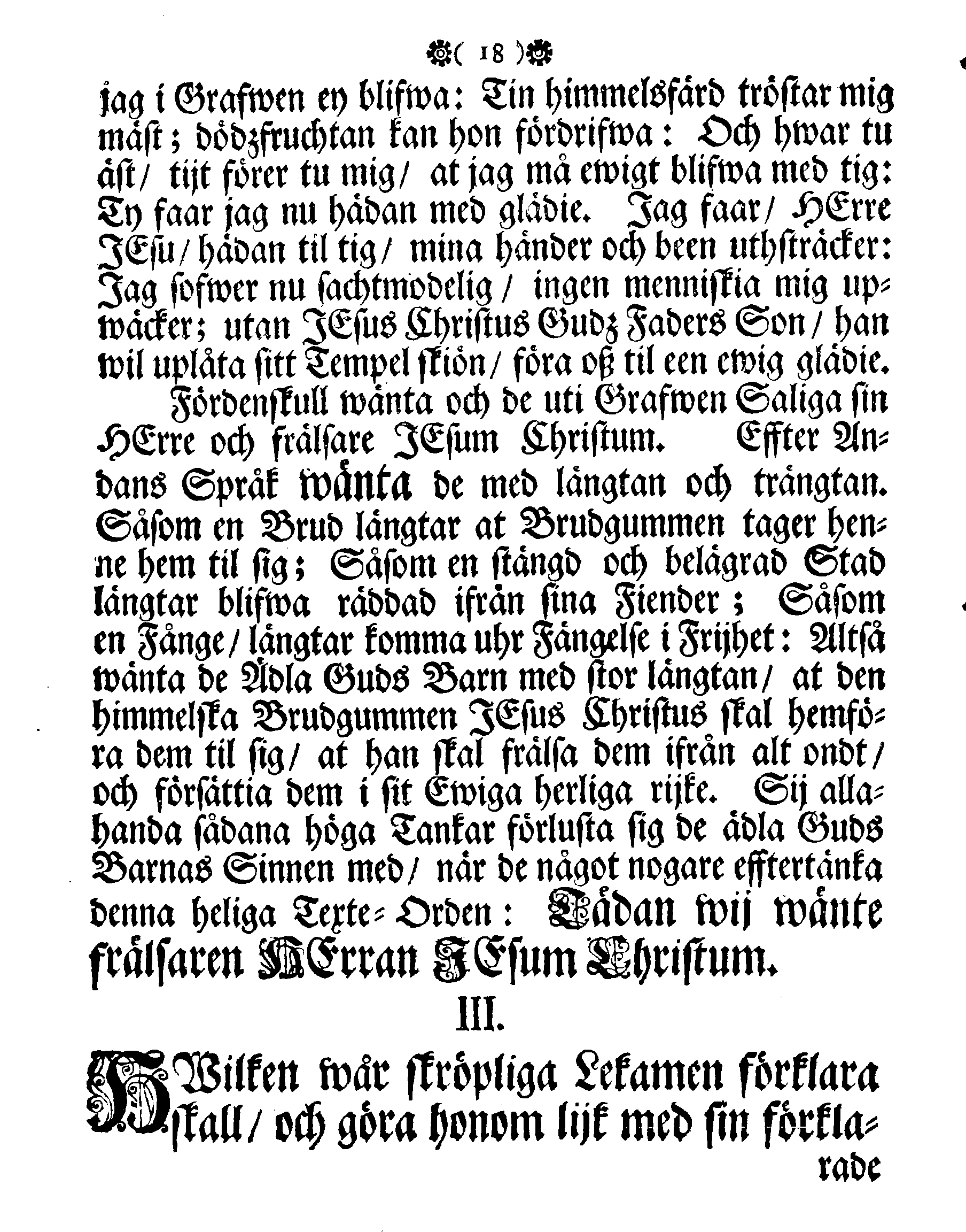 Höga Guds Barnas Tanckar, Då Hans Kongl. Maij:tz wår Allernådigste KONUNGS Fordom, Troo Man, Capitaine Lieutenant af des Lijf-Drabanter och General Major af Cavallerie, Den Högwälborne Herren och Grefwen, Grefwe CARL WRANGEL, … Blef med Christelige Ceremonier begrafwen uthi Kyrckian i Ketzschav i Sachsen