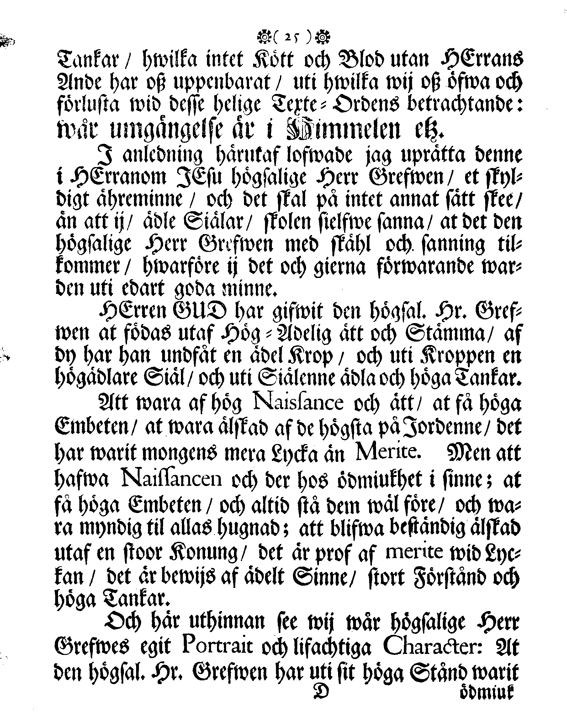 Höga Guds Barnas Tanckar, Då Hans Kongl. Maij:tz wår Allernådigste KONUNGS Fordom, Troo Man, Capitaine Lieutenant af des Lijf-Drabanter och General Major af Cavallerie, Den Högwälborne Herren och Grefwen, Grefwe CARL WRANGEL, … Blef med Christelige Ceremonier begrafwen uthi Kyrckian i Ketzschav i Sachsen