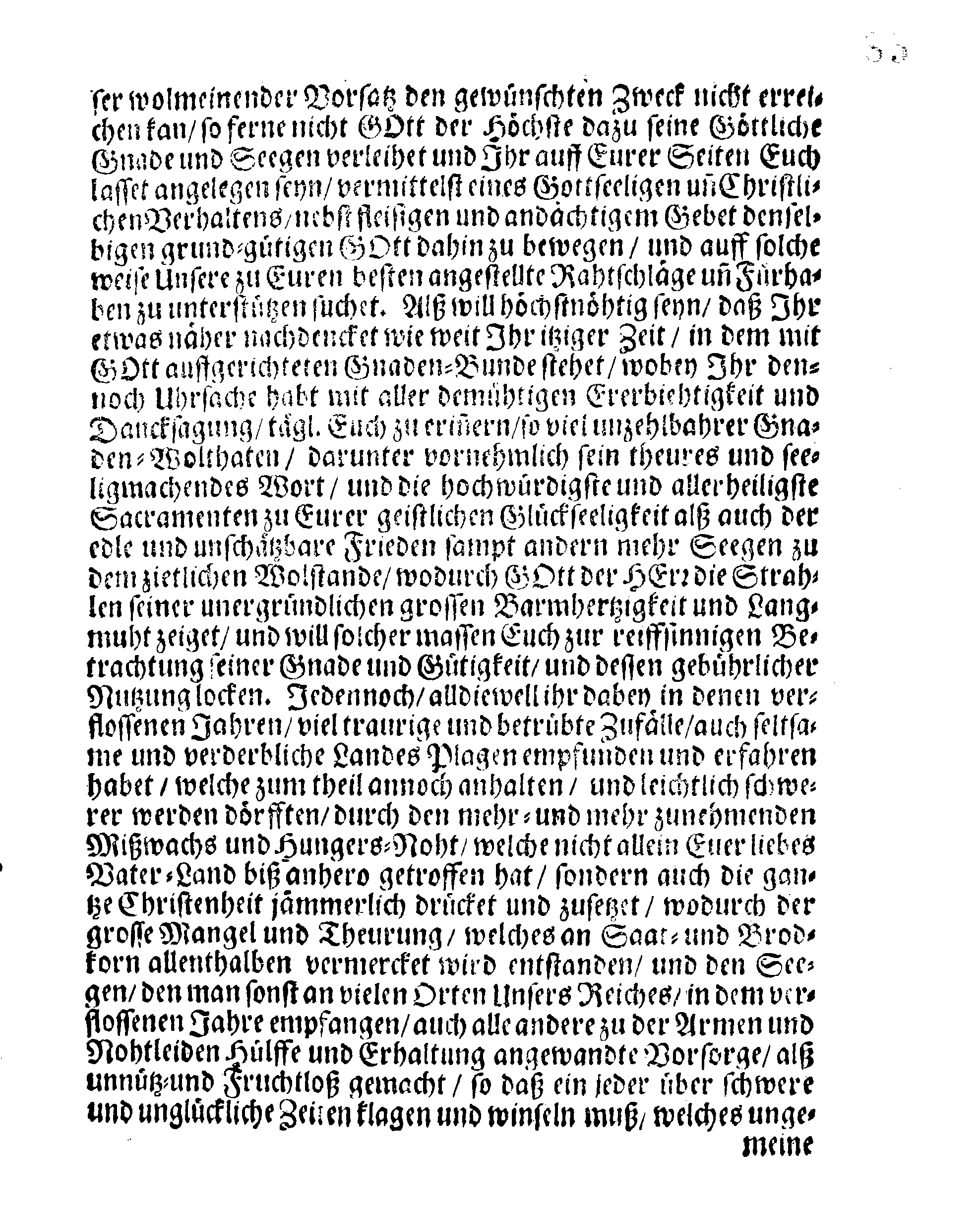 Ir. Königl. Majest. PLACAT, Wegen Vier allgemeine Solenne, Danck-Fast-Buß- und Bet-Tage, welche über das gantze Schwedische Reich, Groß-Fürstenthum Finnland, und in allen der Cron-Schweden zugehörigen und darunter liegenden Fürstenthümern, Ländern und Herrschafften, feyerlich sollen begangen und gehalten werden im Jahr 1699