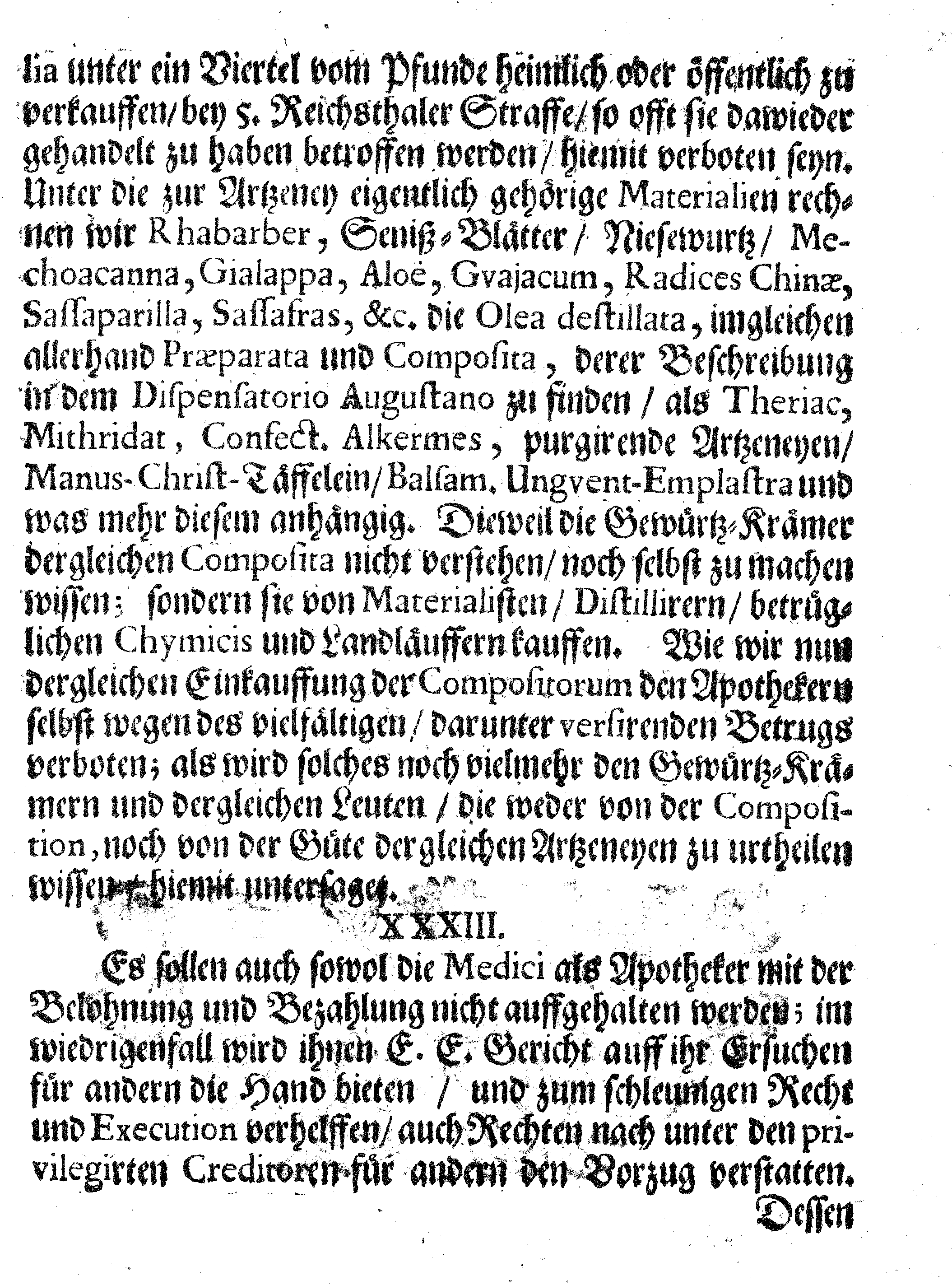 E. E. Raths Der Königl. Stadt Reval Eingeführte Apotheker-Ordnung und TAXA