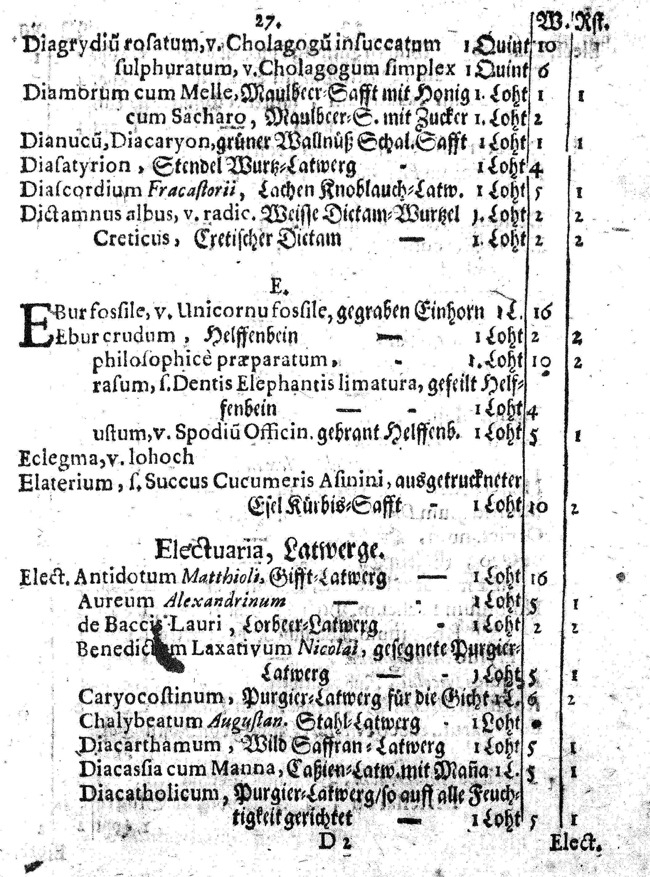 E. E. Raths Der Königl. Stadt Reval Eingeführte Apotheker-Ordnung und TAXA