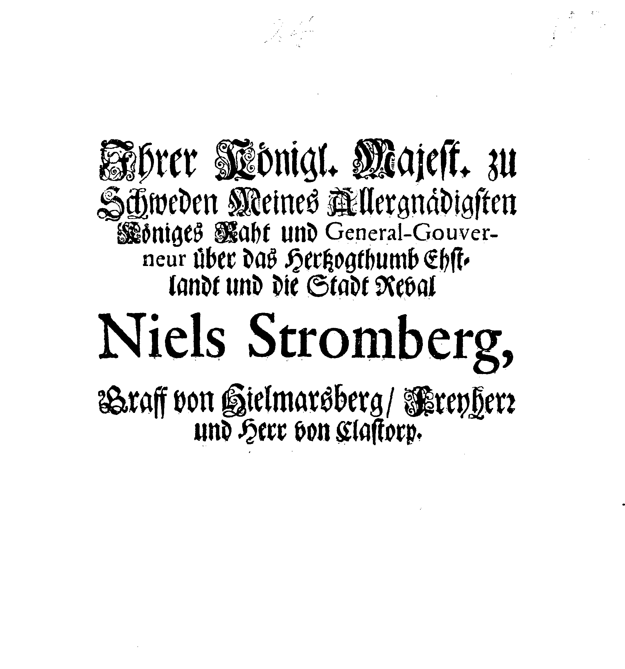 [Nils Strombergi korraldus]