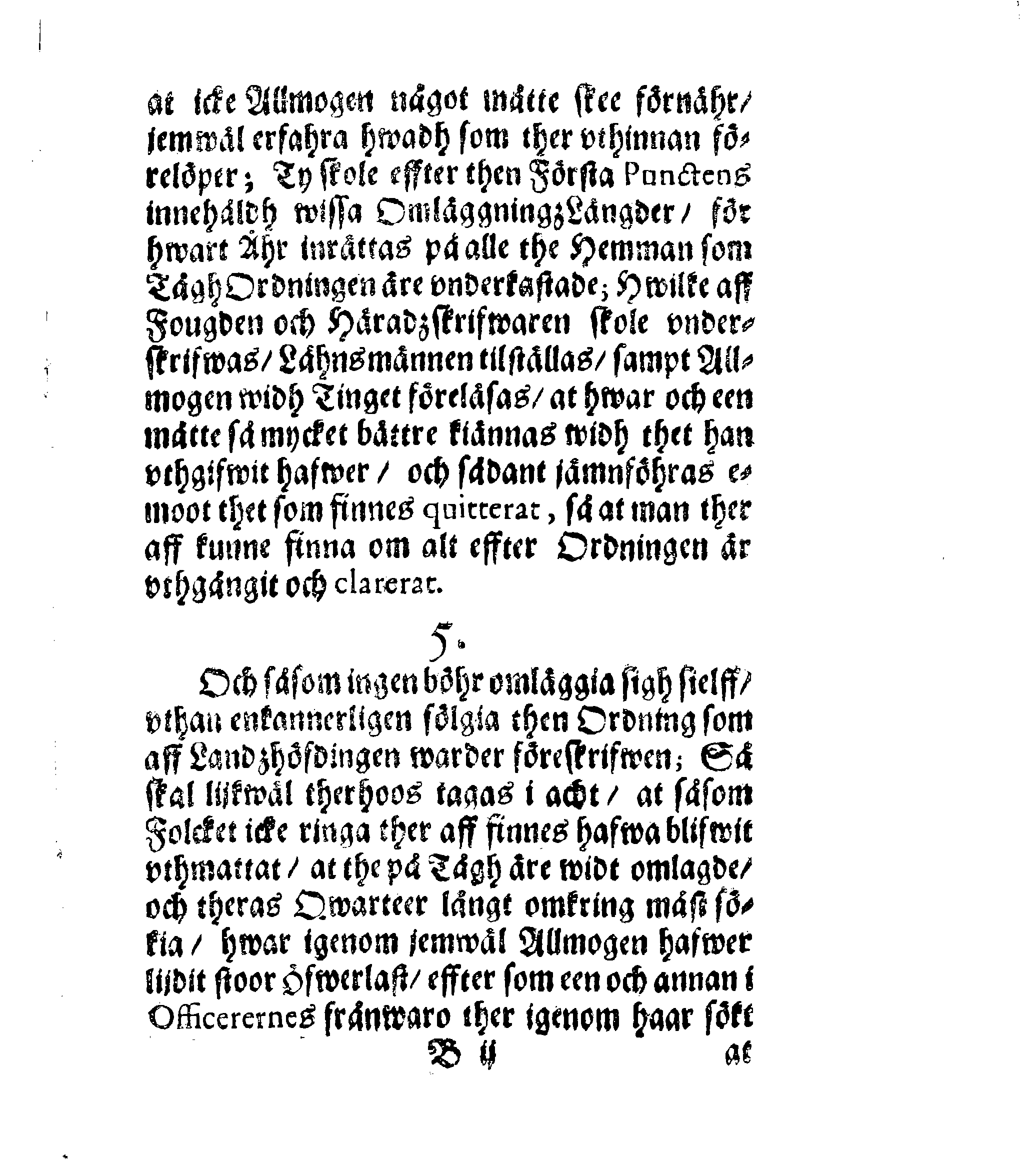 Kongl. May:tz Tågh Ordning För dess Landt- och SiöMilitz sampt Artollerie Folck