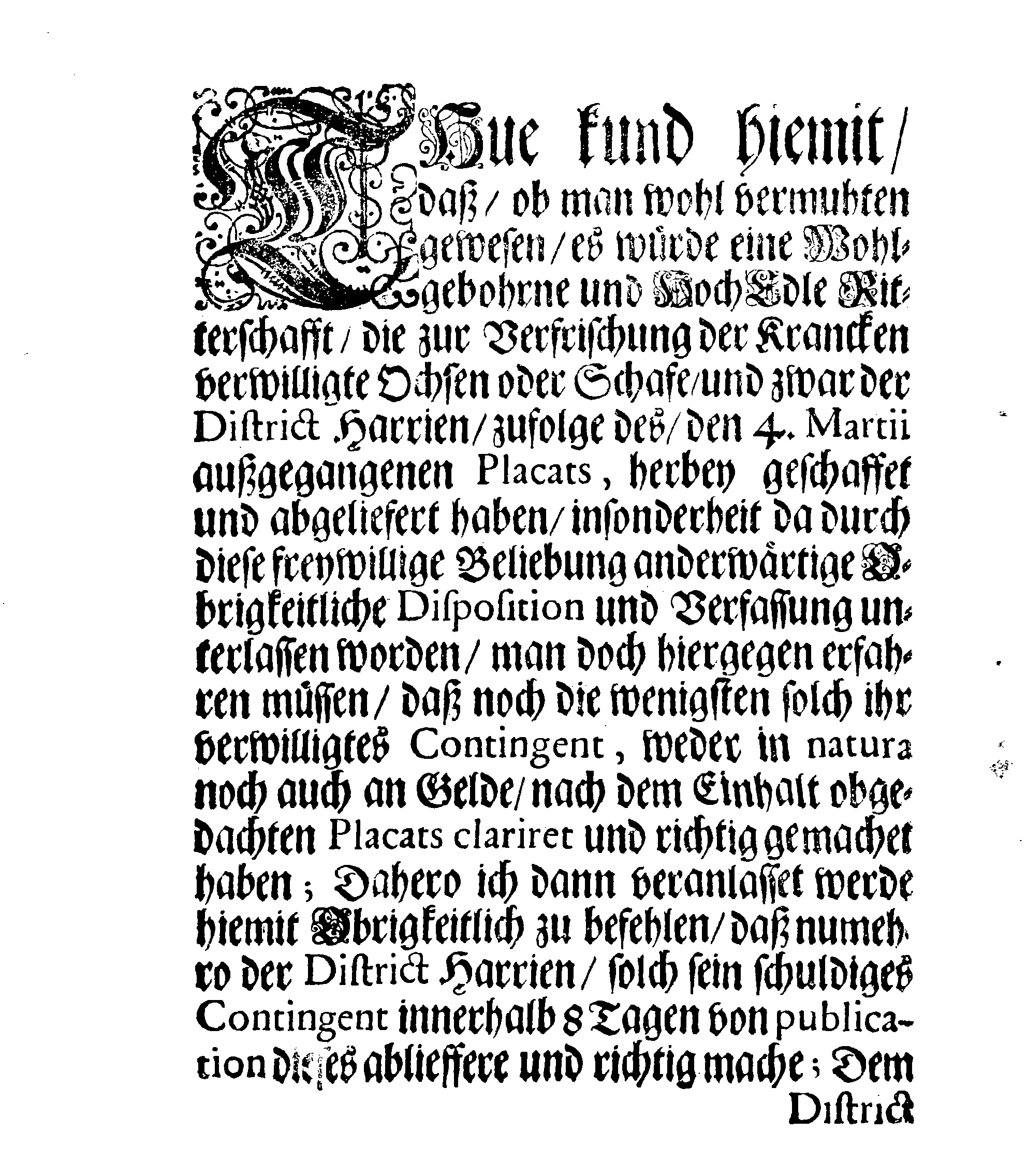 [Wolmar Anton von Schlippenbachi korraldus]