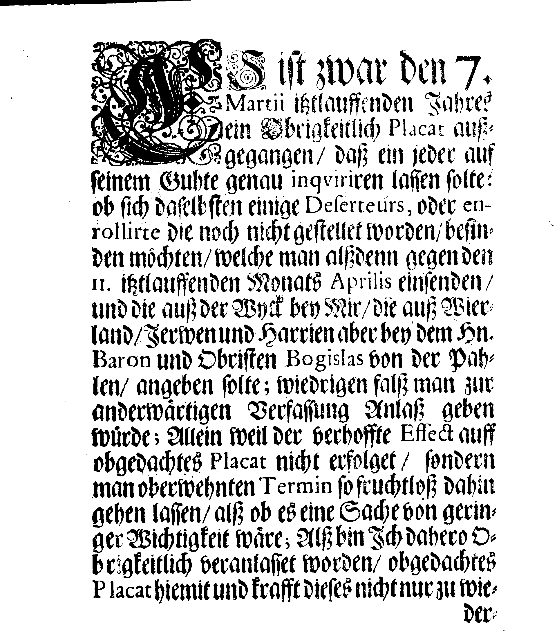 [Wolmar Anton von Schlippenbachi korraldus]