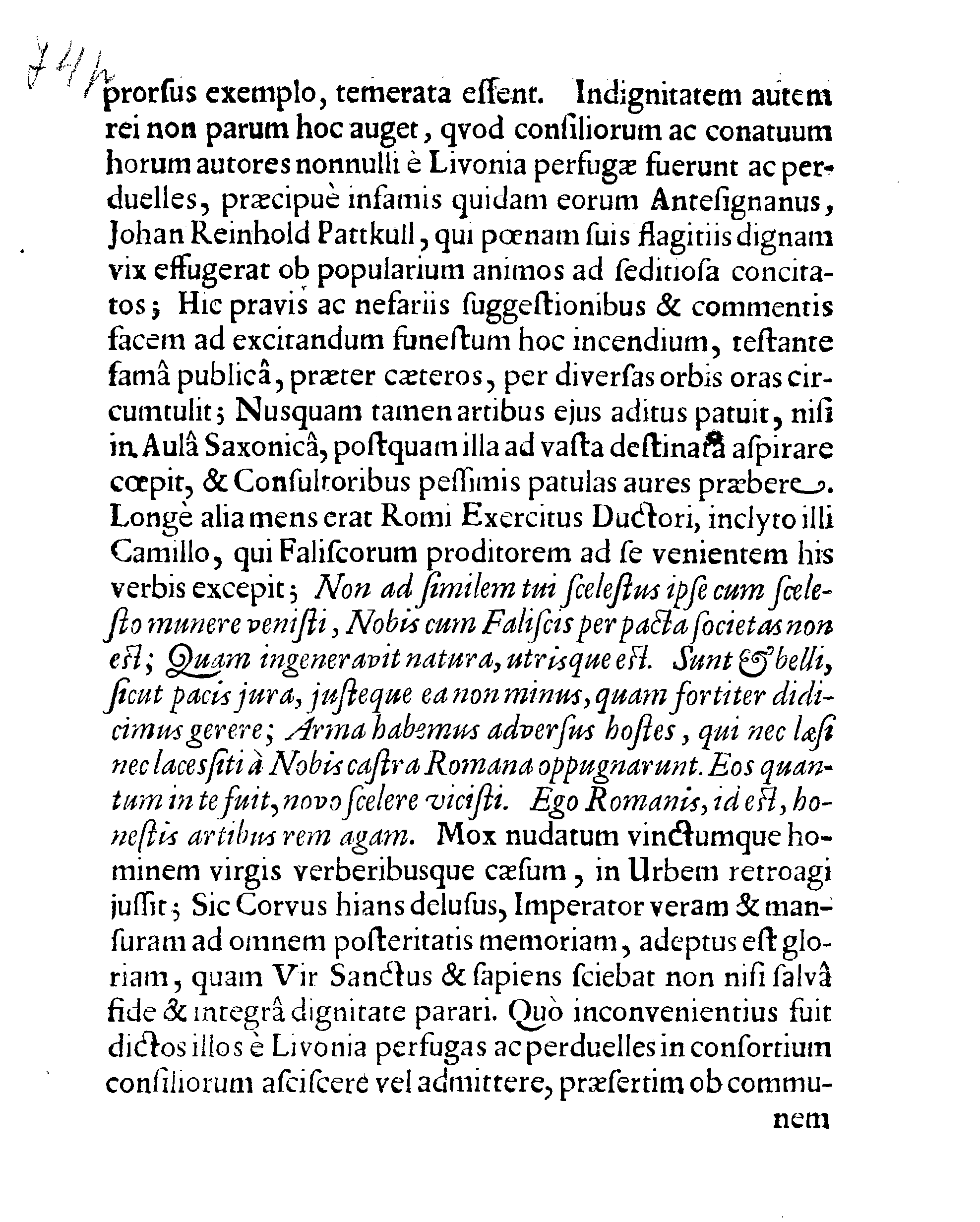 Livonia perfide cruentata Sive De hostili subdolaq[ue] COPIARUM SAXONICARUM in Livoniam irruptione Repraesentatio Aequis rerum aestimatoribus ad Censoriam trutinam proposita
