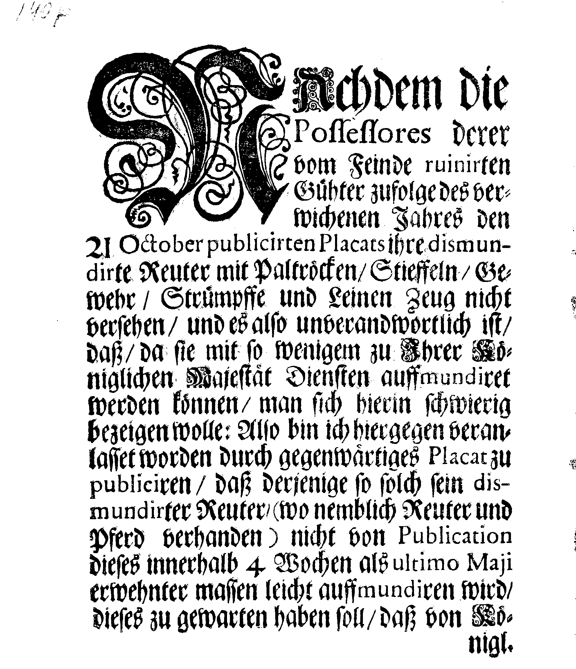 [Wolmar Anton von Schlippenbachi korraldus]