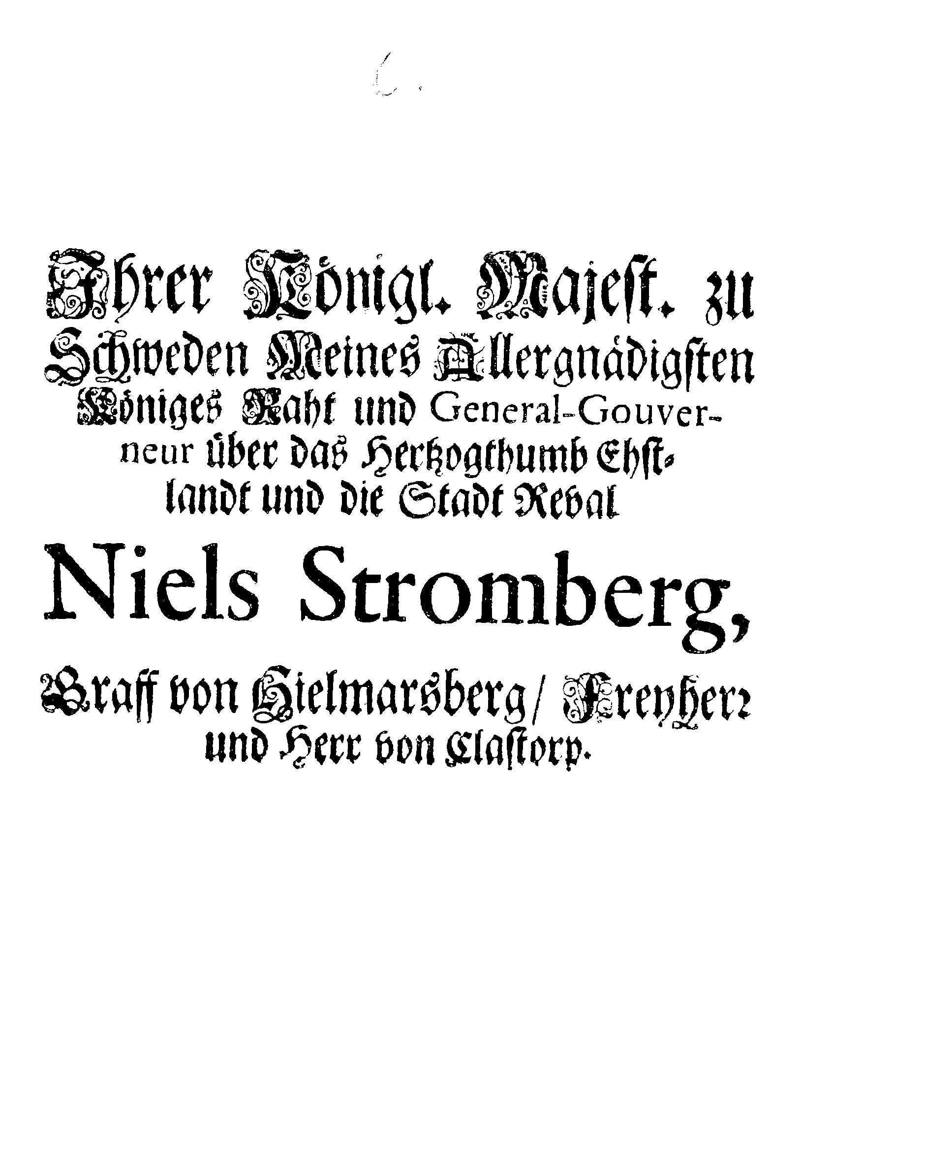 [Nils Strombergi korraldus]