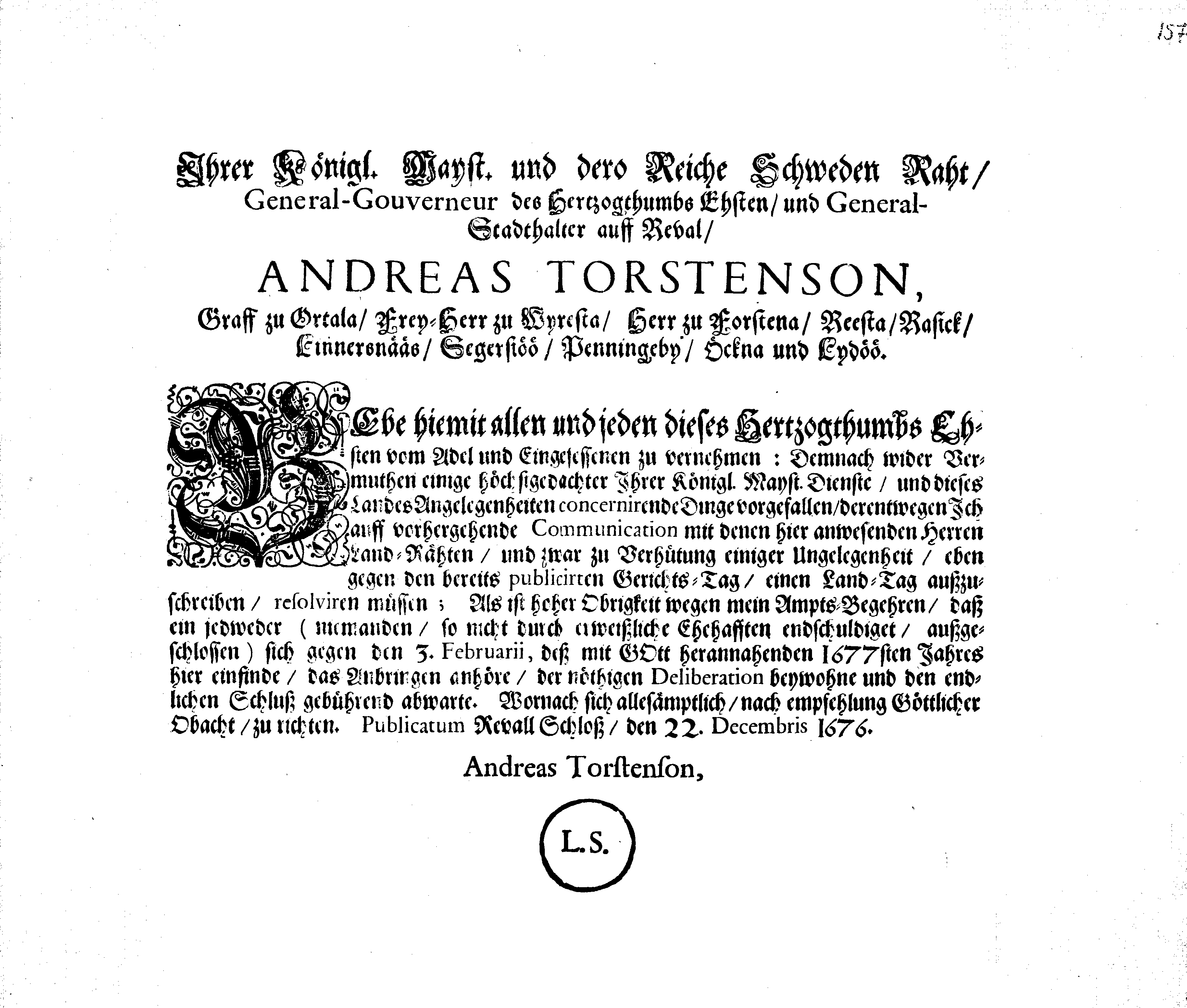 [Anders Torstenssoni korraldus]