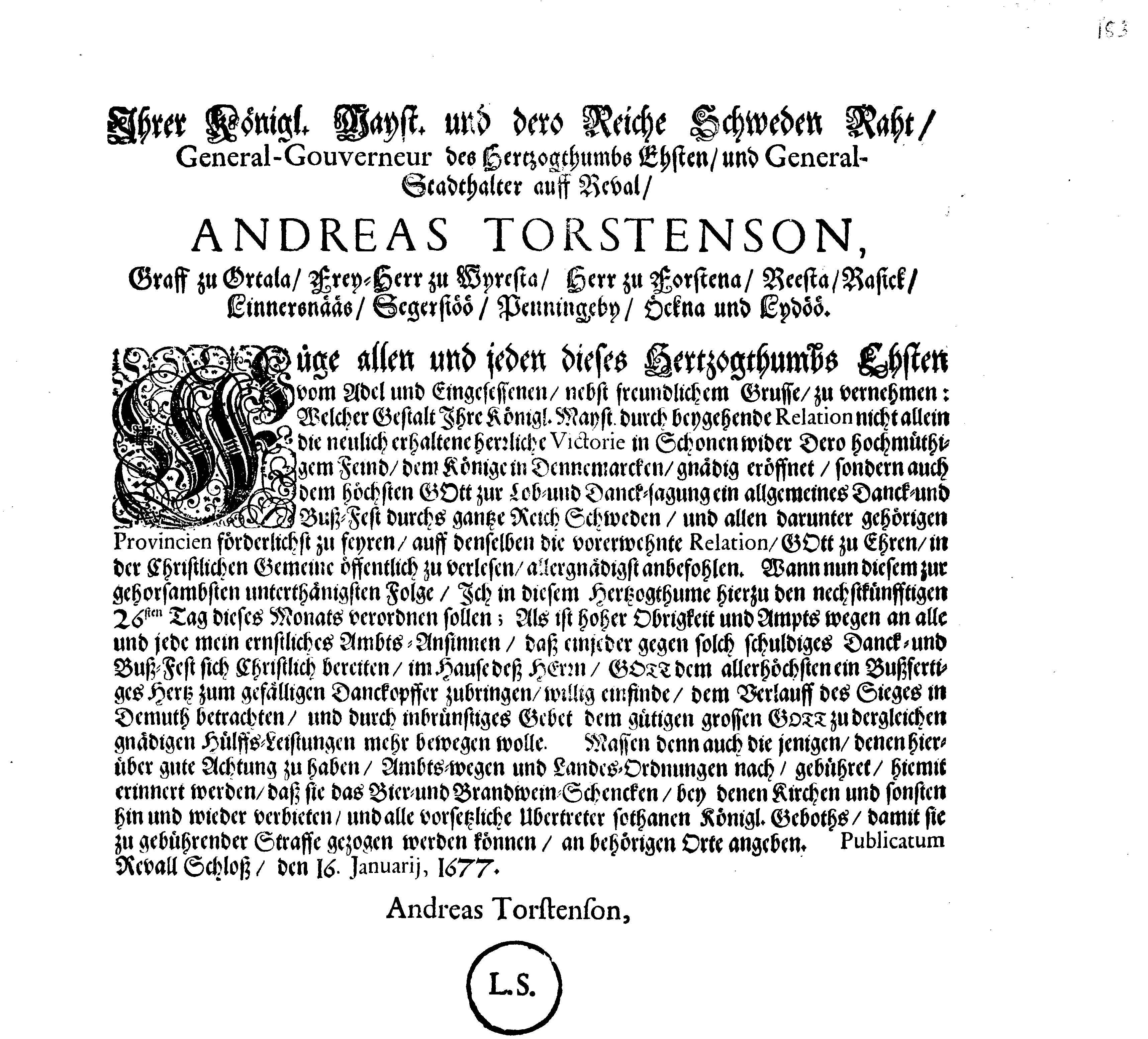 [Anders Torstenssoni korraldus]