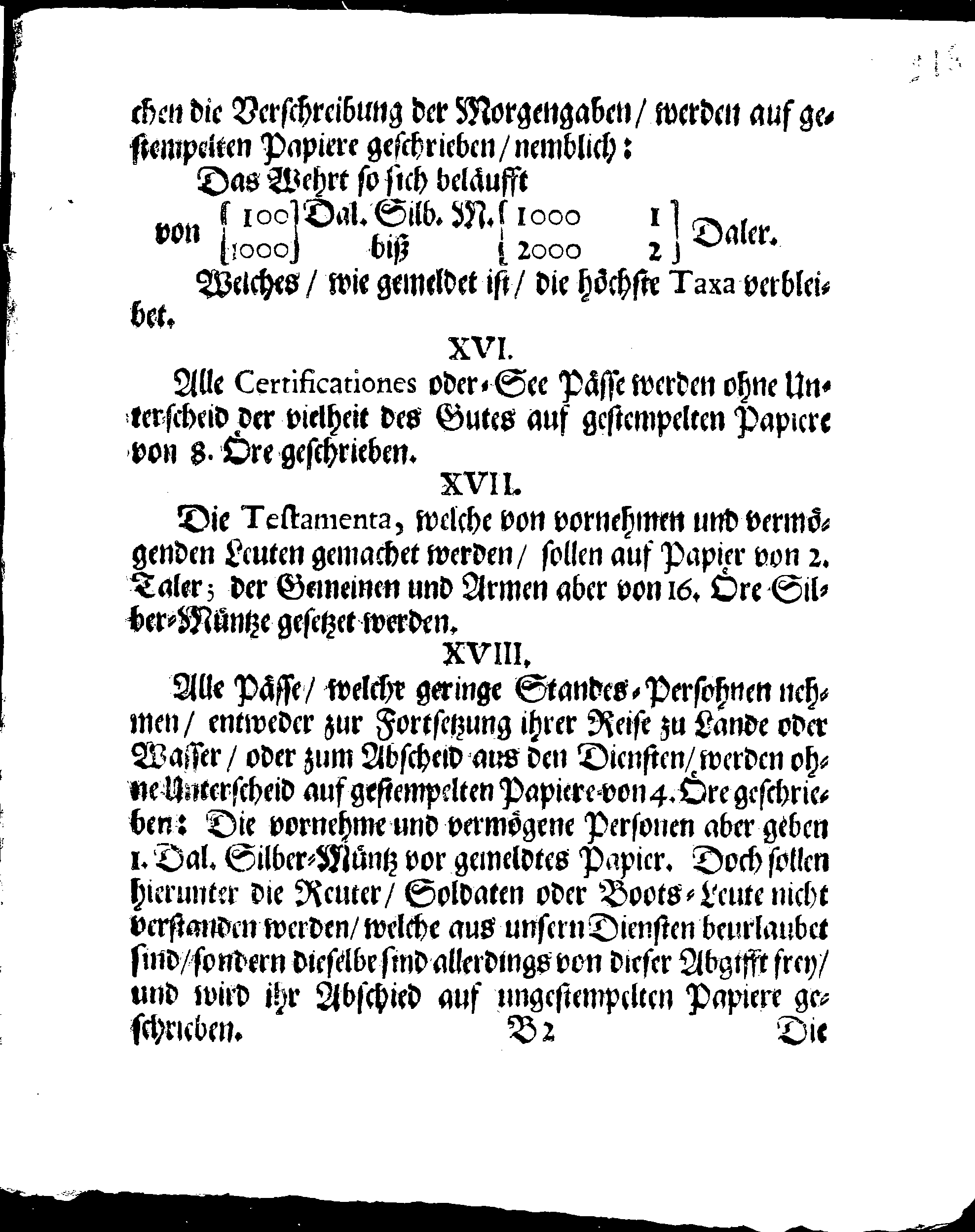 Ihr. Königl. Majest. Stadga und Verordnung Angehend CHARTAM SIGILLATAM, oder Gestempelt Papier