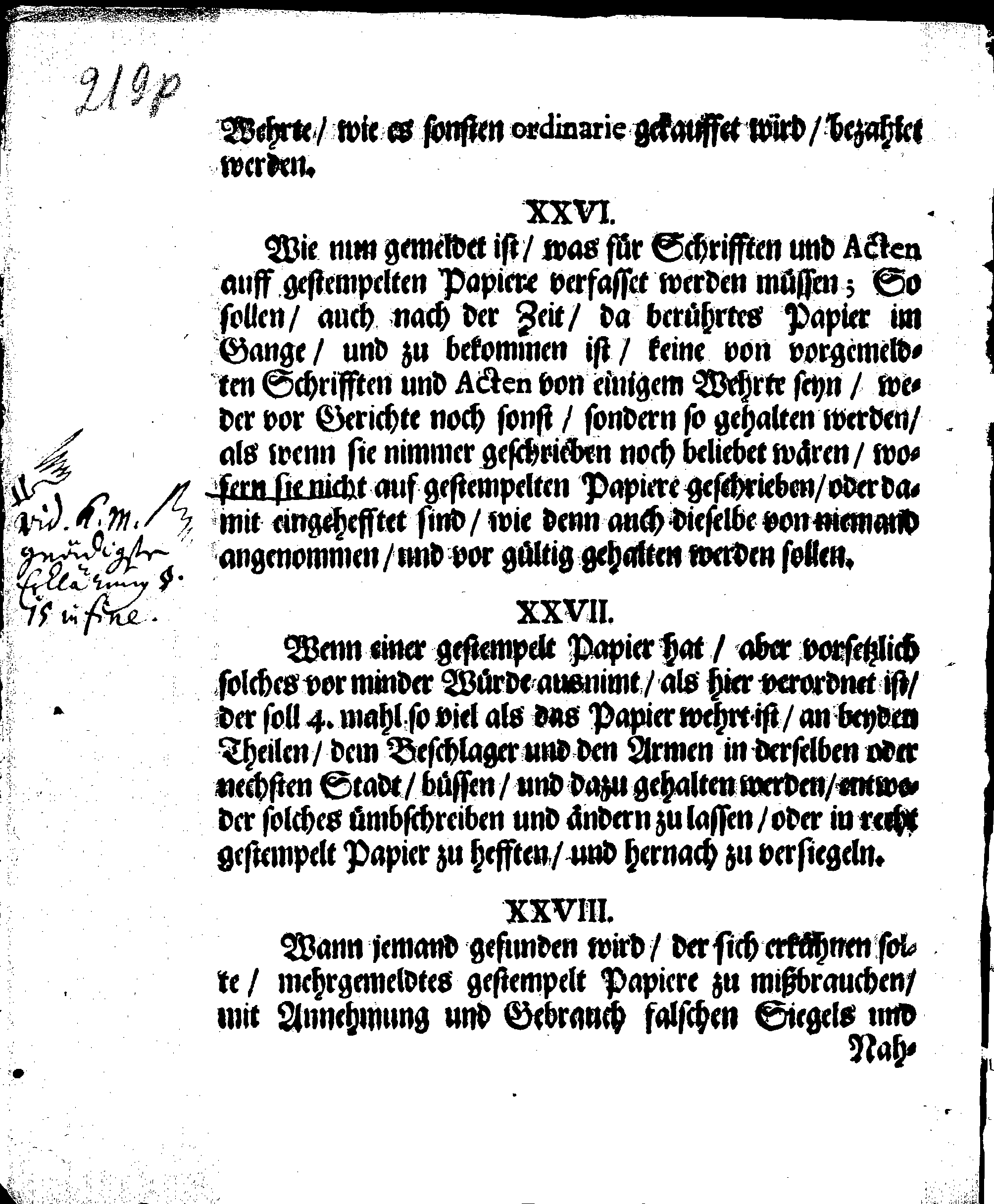 Ihr. Königl. Majest. Stadga und Verordnung Angehend CHARTAM SIGILLATAM, oder Gestempelt Papier