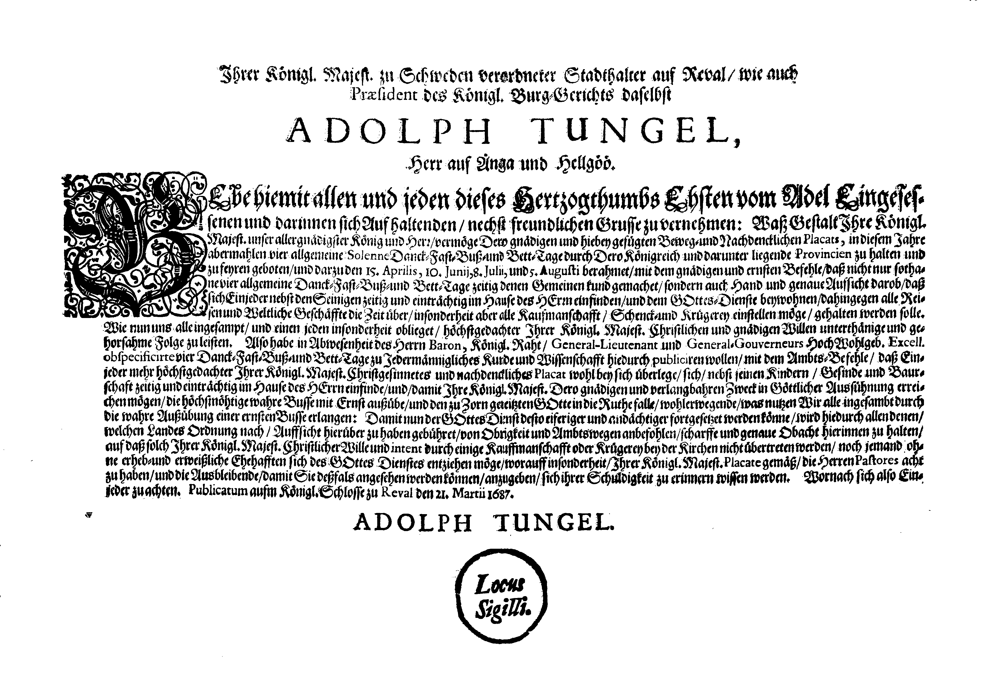 [Adolf Tungeli korraldus]