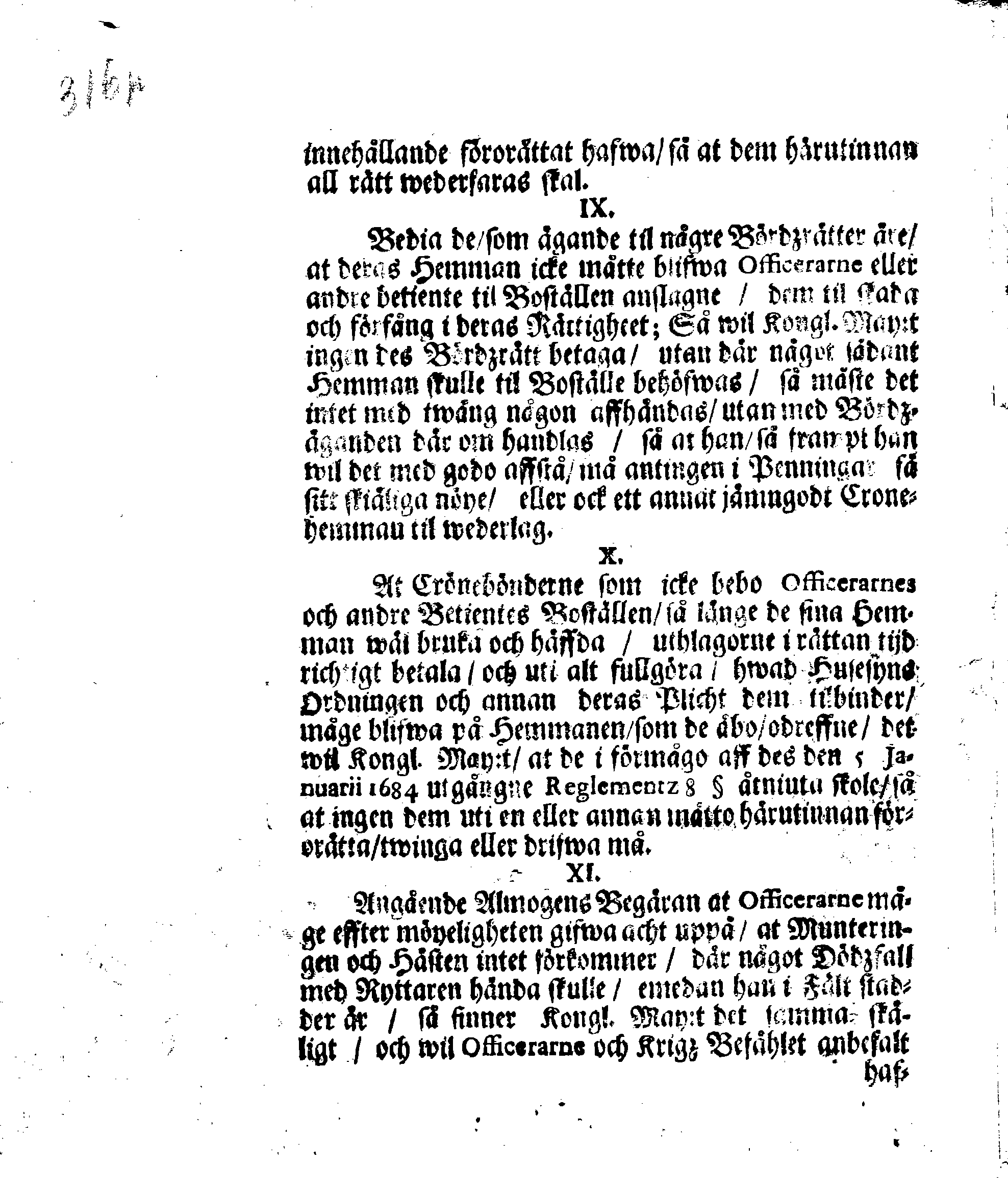 Kongl. May.tz Nådige RESOLUTION och Förklaring, Uppå de allmänne Beswär och Klage-Puncter, som des trogne Undersåtare aff Allmogen uti Swerige och Finland, hwilke til denne sammanskrefne Rijksdag hafwa samblade warit, Kongl. May:t igenom deras fullmächtige utstickade i underdänigheet gifwa och föredraga låtit