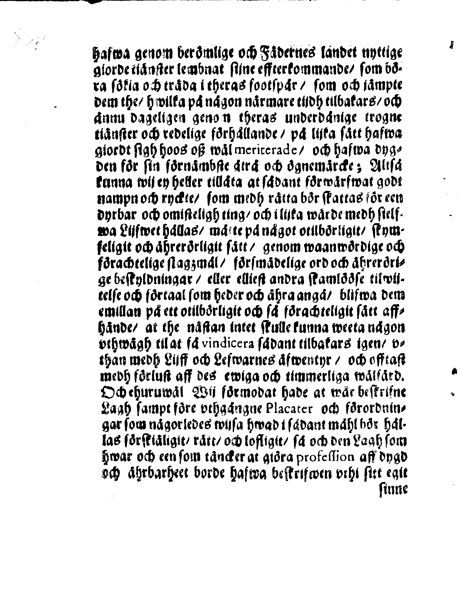 Kongl. May:tz Stränge och Alfwarlige Förbudh Angående Dueller och Slagzmål, Sampt och Förordningh öfwer den Reparation och förnöyelse som den Beskymfade hafwer at undså