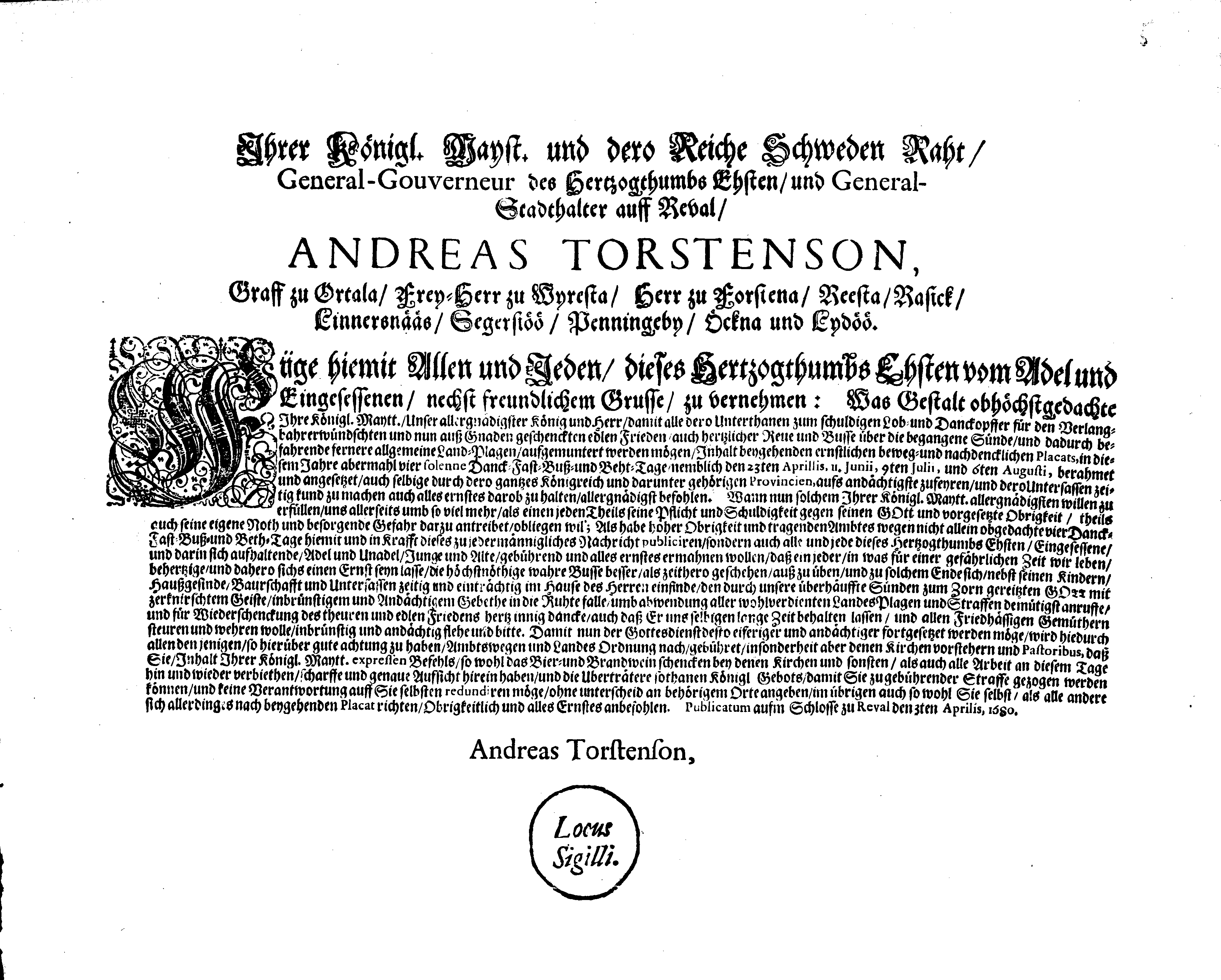 [Anders Torstenssoni korraldus]