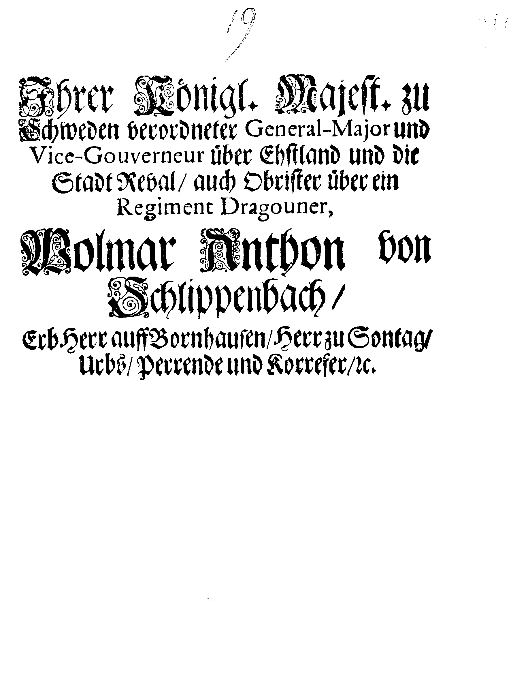 [Wolmar Anton von Schlippenbachi korraldus]