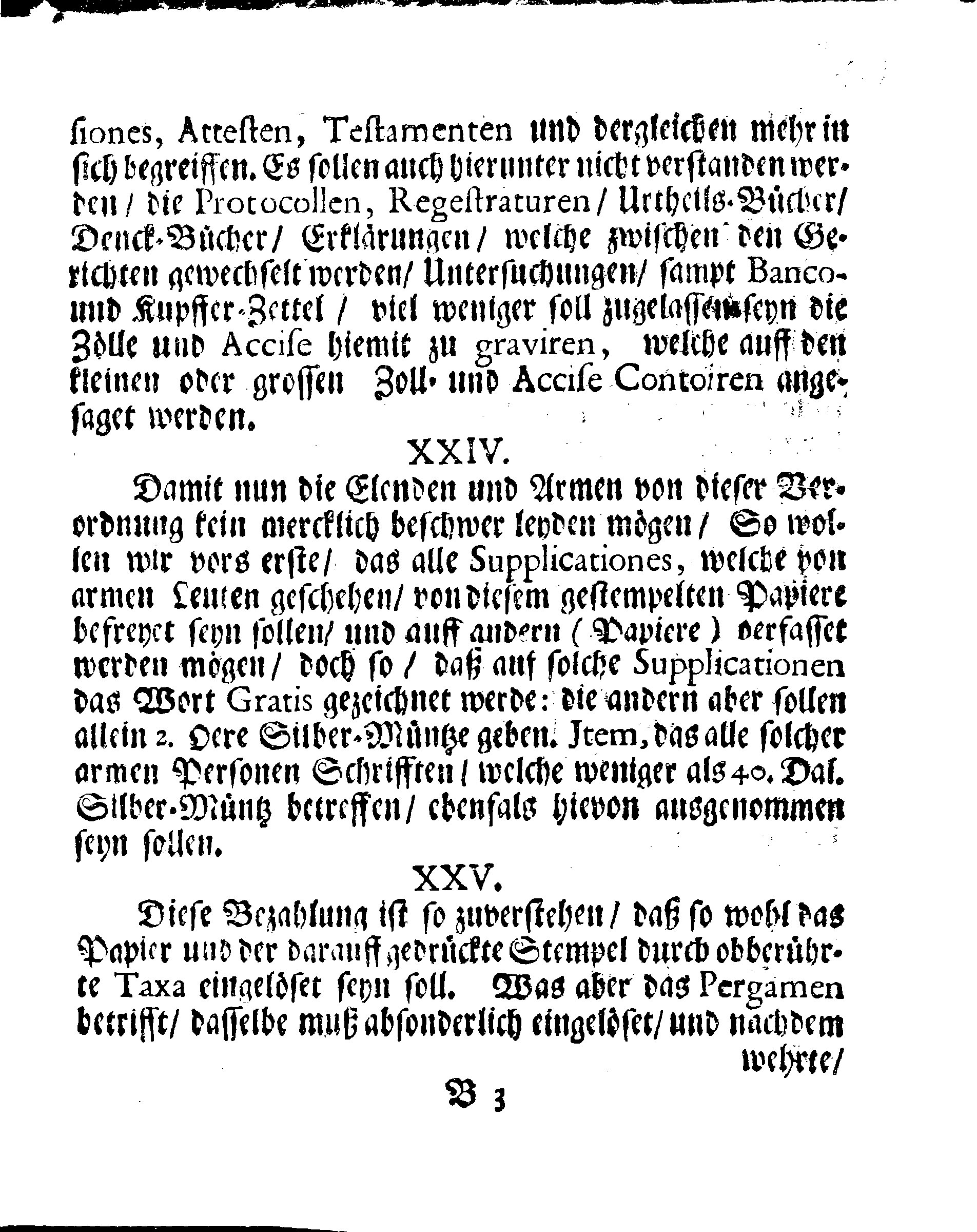 Ihrer Königl. May.tt Stadga und Verordnung, Angehend CHARTAM SIGILLATAM oder Gestempelt Papier