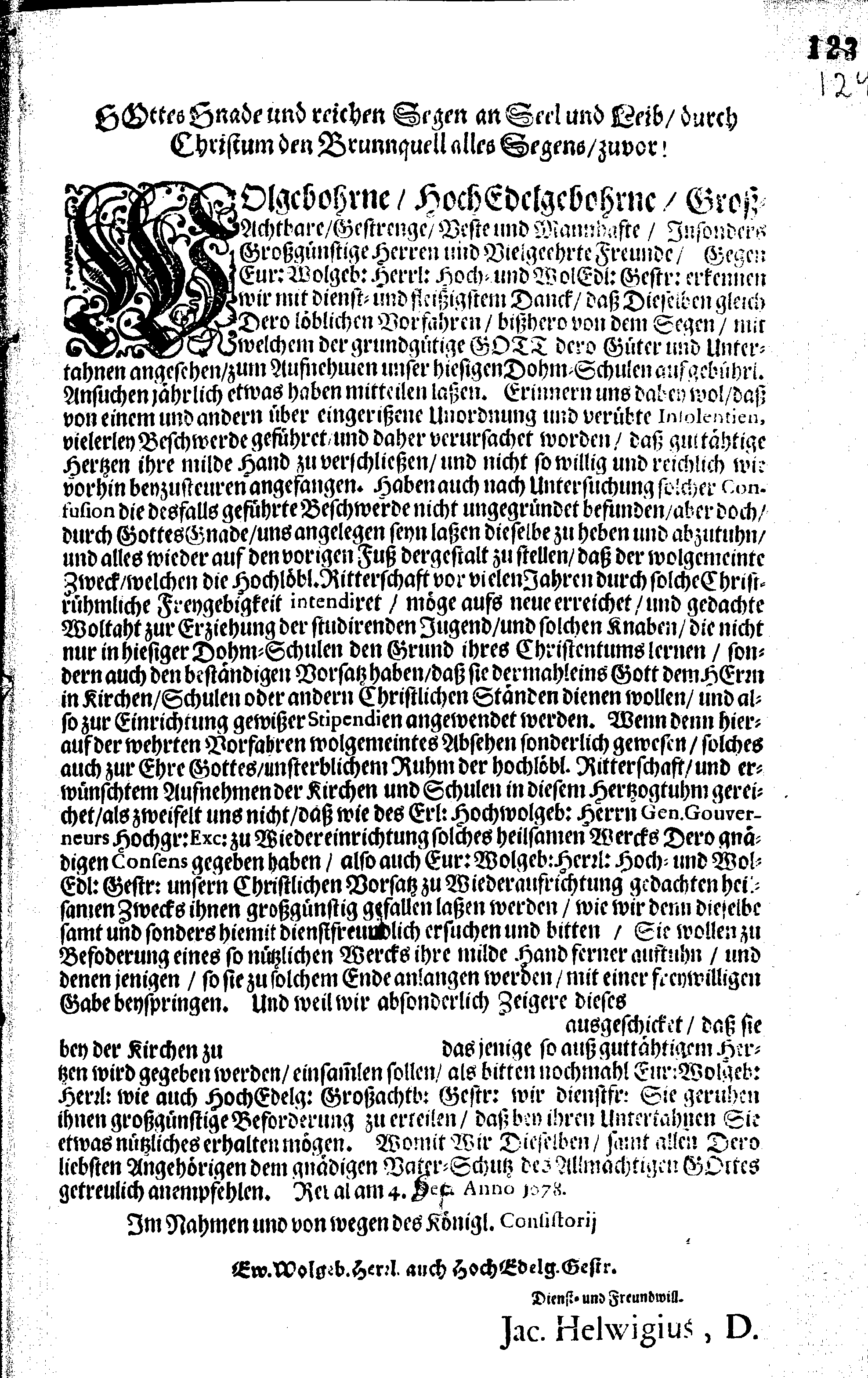 [Jacob Hellwigi poolt välja antud tõend]