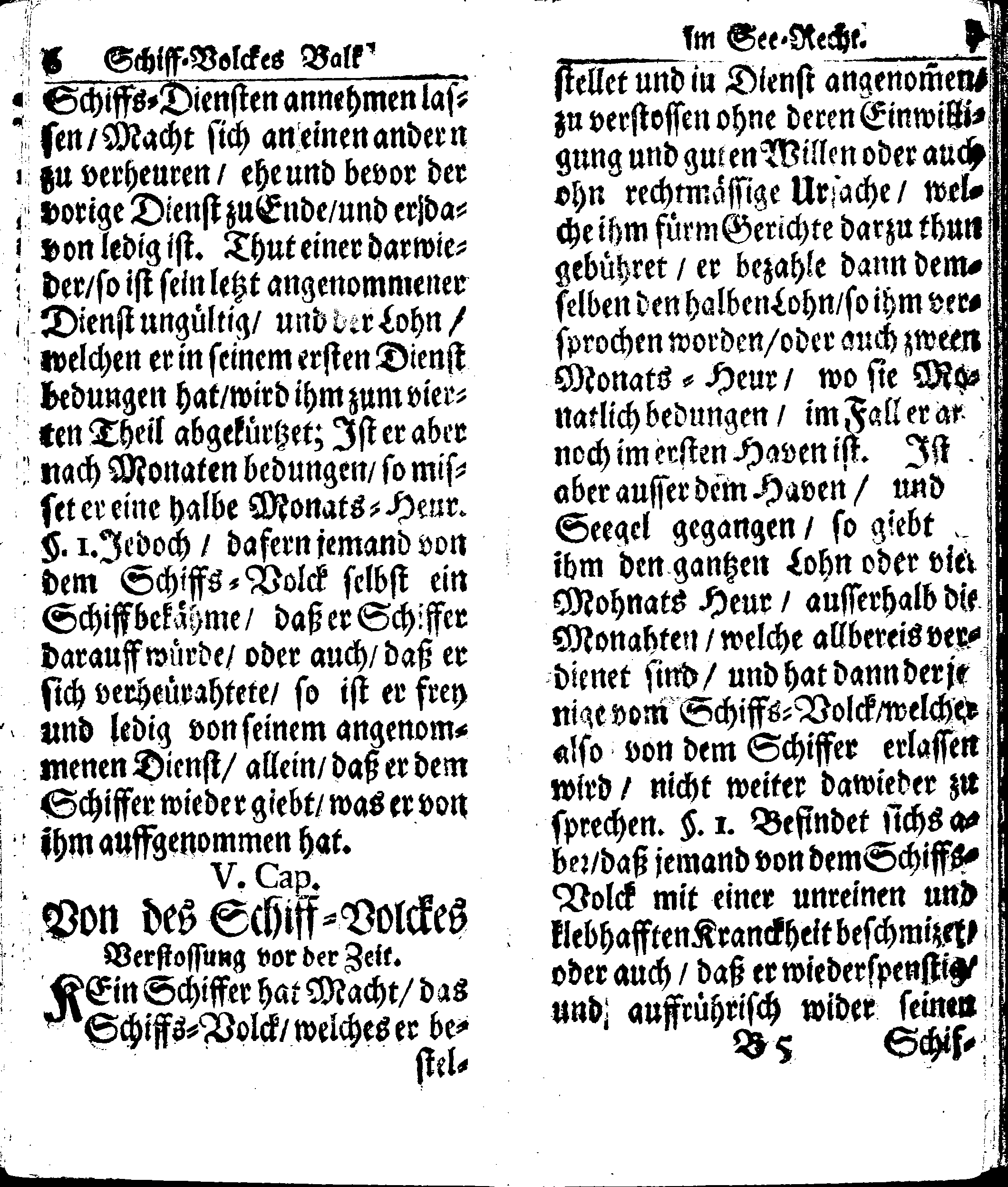 Der reiche Schweden See-Recht Welches von dem Großmächtigsten Könige und Herrn, Hn. CARL dem Eilfften, Der Schwedn, Gothen und Wenden Könige, [etc.] [etc.] [etc.] Im Jahr nach Christi Gebuhrt, 1667. ist verordnet worden. In Teutscher Sprache Ao.1670. in Wißmar gedruckt. Nunmehro aber auffs neue mit Fleiß übersehen, und verbessert, Auch mit vielen nach der Zeit ausgegangenen Königl. Schwedischen Verordnungen, denn Kauff-Leuten, Schiffern, Reedern, bey der See-Fahrt, zur Nachricht, vermehret, Und nach vieler Verlangen in kleinerem Format neu auffgelegt worden