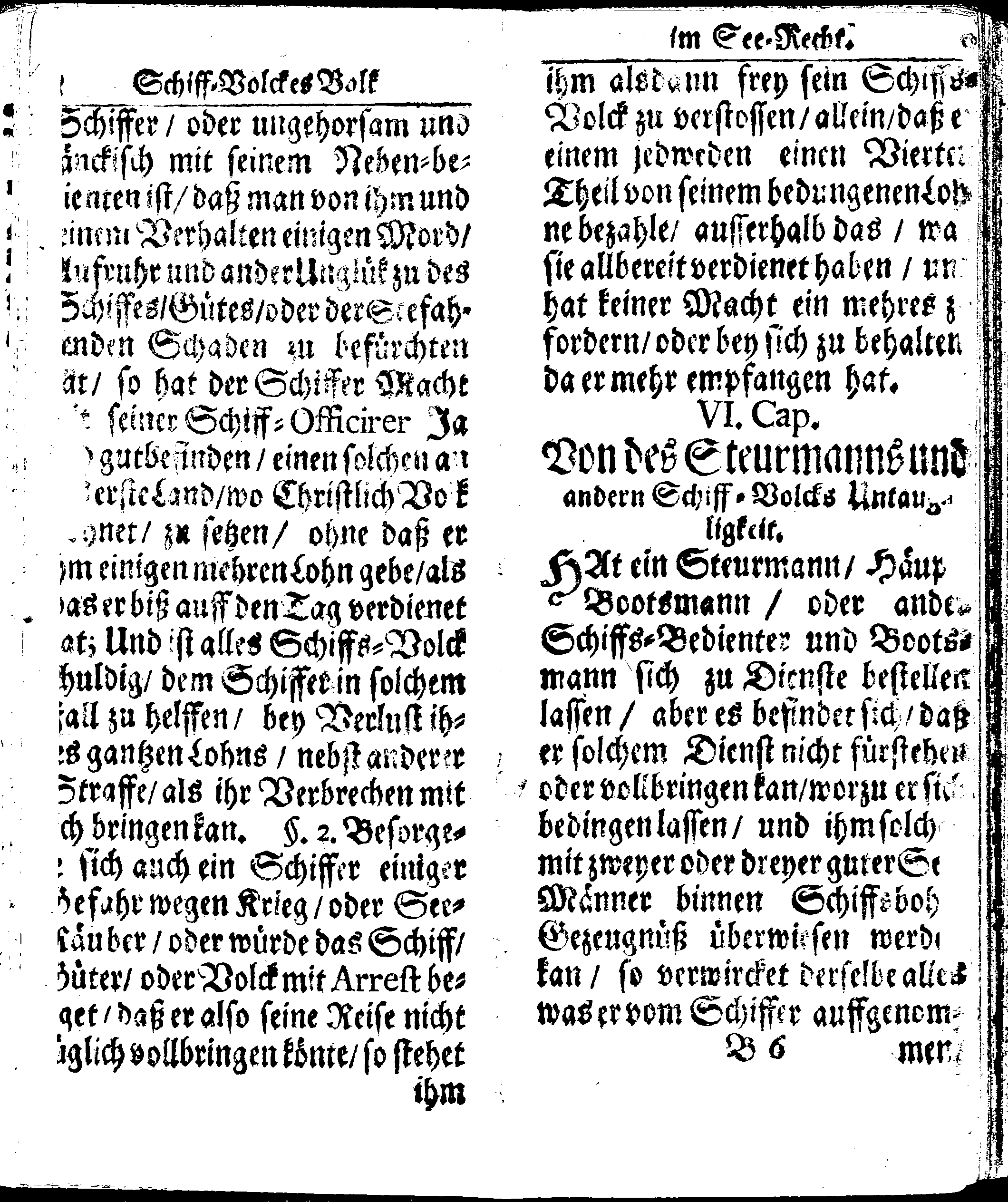 Der reiche Schweden See-Recht Welches von dem Großmächtigsten Könige und Herrn, Hn. CARL dem Eilfften, Der Schwedn, Gothen und Wenden Könige, [etc.] [etc.] [etc.] Im Jahr nach Christi Gebuhrt, 1667. ist verordnet worden. In Teutscher Sprache Ao.1670. in Wißmar gedruckt. Nunmehro aber auffs neue mit Fleiß übersehen, und verbessert, Auch mit vielen nach der Zeit ausgegangenen Königl. Schwedischen Verordnungen, denn Kauff-Leuten, Schiffern, Reedern, bey der See-Fahrt, zur Nachricht, vermehret, Und nach vieler Verlangen in kleinerem Format neu auffgelegt worden