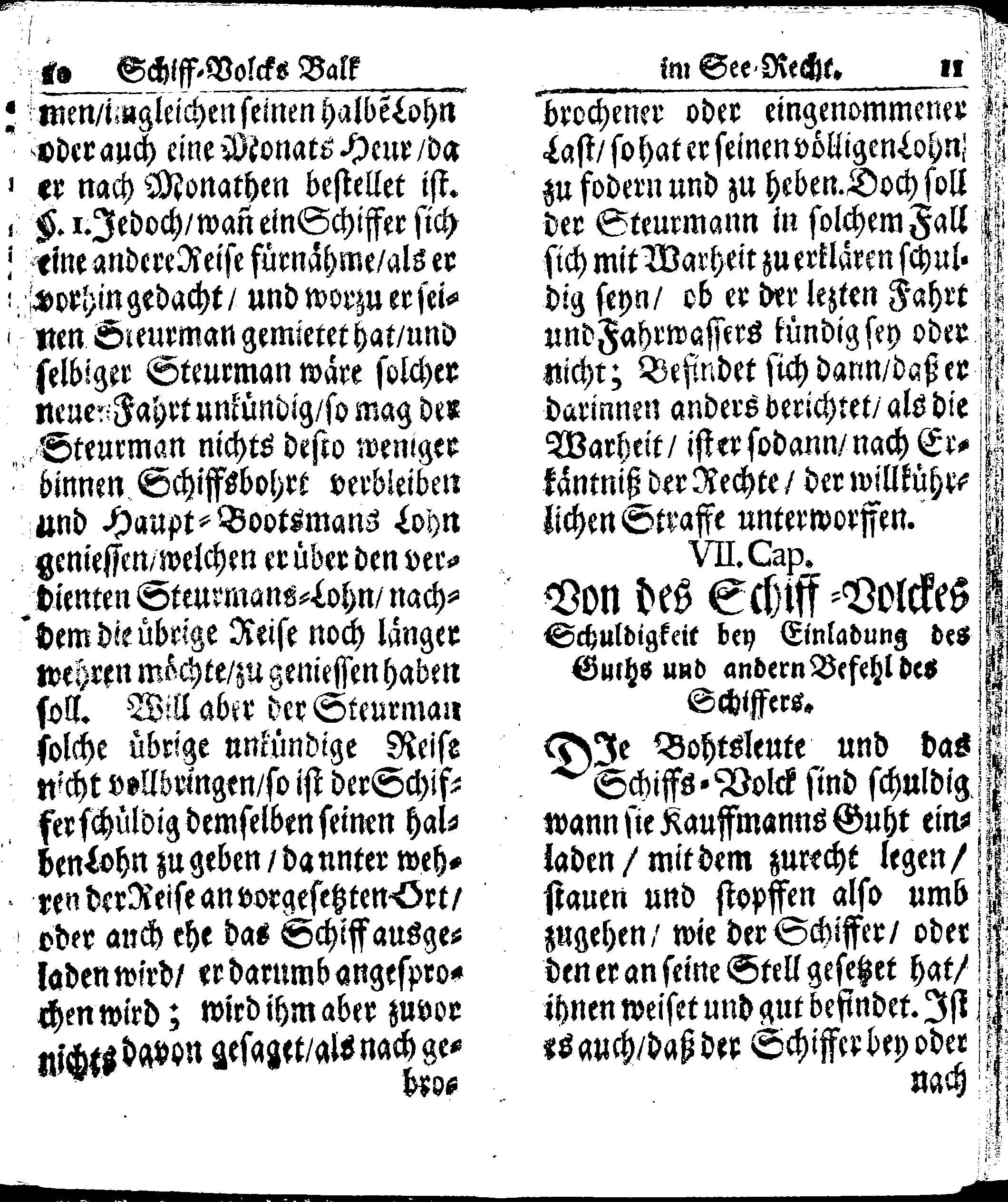 Der reiche Schweden See-Recht Welches von dem Großmächtigsten Könige und Herrn, Hn. CARL dem Eilfften, Der Schwedn, Gothen und Wenden Könige, [etc.] [etc.] [etc.] Im Jahr nach Christi Gebuhrt, 1667. ist verordnet worden. In Teutscher Sprache Ao.1670. in Wißmar gedruckt. Nunmehro aber auffs neue mit Fleiß übersehen, und verbessert, Auch mit vielen nach der Zeit ausgegangenen Königl. Schwedischen Verordnungen, denn Kauff-Leuten, Schiffern, Reedern, bey der See-Fahrt, zur Nachricht, vermehret, Und nach vieler Verlangen in kleinerem Format neu auffgelegt worden