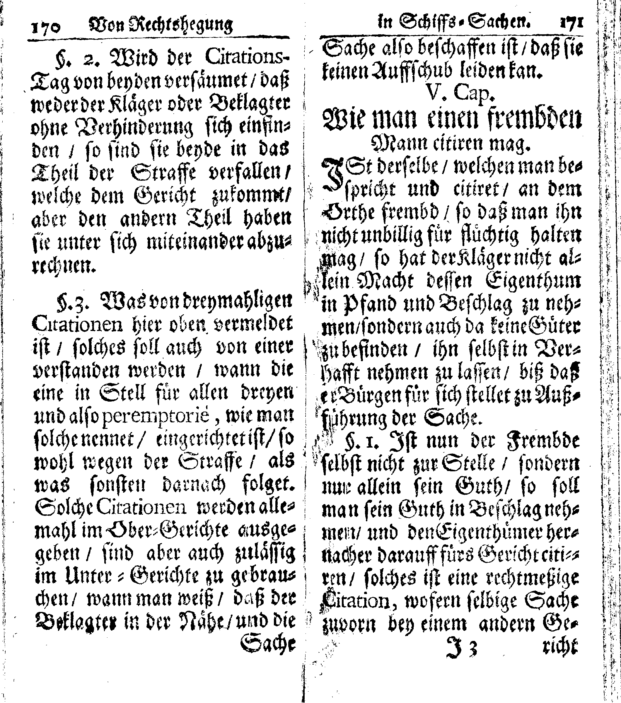 Der reiche Schweden See-Recht Welches von dem Großmächtigsten Könige und Herrn, Hn. CARL dem Eilfften, Der Schwedn, Gothen und Wenden Könige, [etc.] [etc.] [etc.] Im Jahr nach Christi Gebuhrt, 1667. ist verordnet worden. In Teutscher Sprache Ao.1670. in Wißmar gedruckt. Nunmehro aber auffs neue mit Fleiß übersehen, und verbessert, Auch mit vielen nach der Zeit ausgegangenen Königl. Schwedischen Verordnungen, denn Kauff-Leuten, Schiffern, Reedern, bey der See-Fahrt, zur Nachricht, vermehret, Und nach vieler Verlangen in kleinerem Format neu auffgelegt worden