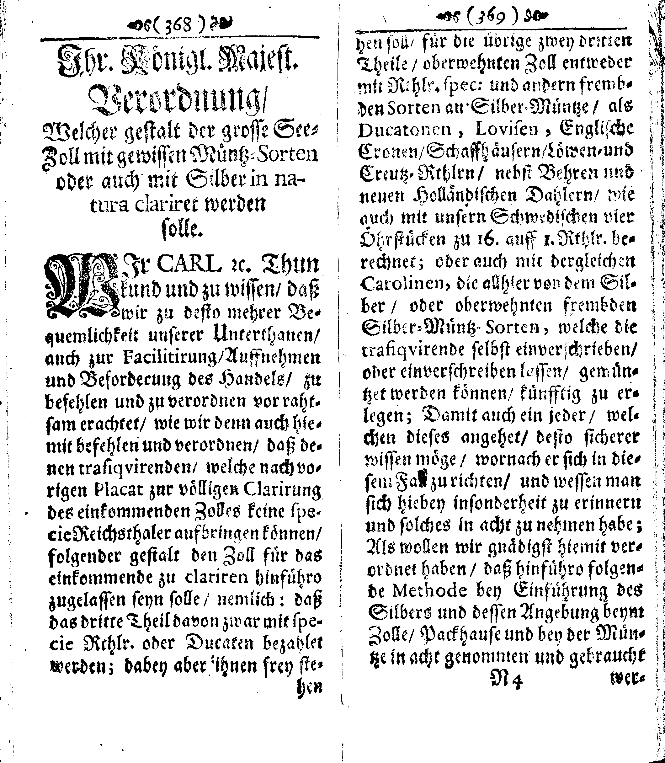 Der reiche Schweden See-Recht Welches von dem Großmächtigsten Könige und Herrn, Hn. CARL dem Eilfften, Der Schwedn, Gothen und Wenden Könige, [etc.] [etc.] [etc.] Im Jahr nach Christi Gebuhrt, 1667. ist verordnet worden. In Teutscher Sprache Ao.1670. in Wißmar gedruckt. Nunmehro aber auffs neue mit Fleiß übersehen, und verbessert, Auch mit vielen nach der Zeit ausgegangenen Königl. Schwedischen Verordnungen, denn Kauff-Leuten, Schiffern, Reedern, bey der See-Fahrt, zur Nachricht, vermehret, Und nach vieler Verlangen in kleinerem Format neu auffgelegt worden