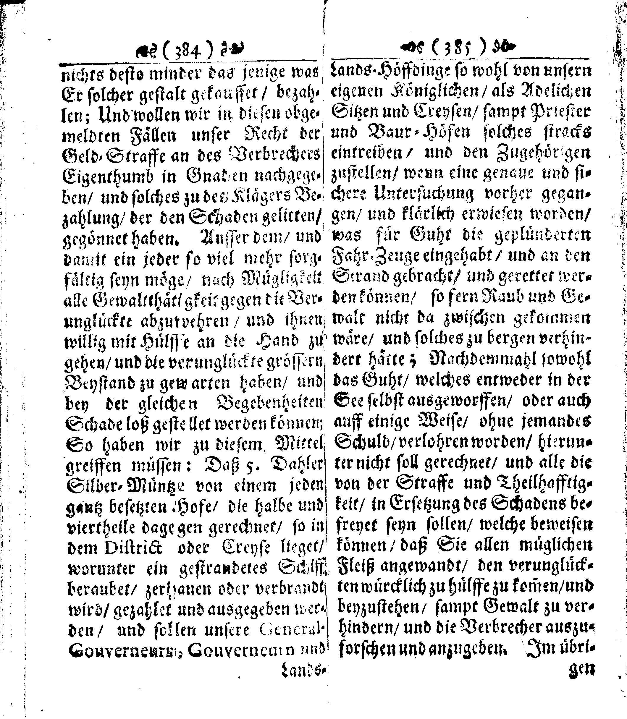 Der reiche Schweden See-Recht Welches von dem Großmächtigsten Könige und Herrn, Hn. CARL dem Eilfften, Der Schwedn, Gothen und Wenden Könige, [etc.] [etc.] [etc.] Im Jahr nach Christi Gebuhrt, 1667. ist verordnet worden. In Teutscher Sprache Ao.1670. in Wißmar gedruckt. Nunmehro aber auffs neue mit Fleiß übersehen, und verbessert, Auch mit vielen nach der Zeit ausgegangenen Königl. Schwedischen Verordnungen, denn Kauff-Leuten, Schiffern, Reedern, bey der See-Fahrt, zur Nachricht, vermehret, Und nach vieler Verlangen in kleinerem Format neu auffgelegt worden
