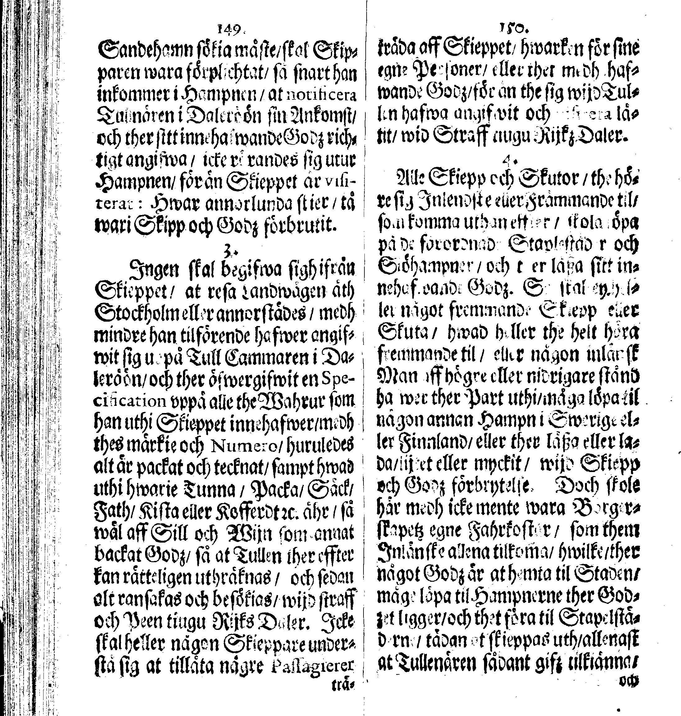 Siö-Lagh: Som Then Stoormächtigste Konung och Herre Her CARL then Elffte, Sweriges, Göthes och Wändes Konung, [etc.] Åhr 1667 hafwer låtit författa, Af Trycket utgå och Publicera. Nu effter mångens Begäran i mindre Format, af nyo omtryckt, Med Förökning af åtskillige Kongl. May:tz Stadgar och Förordningar. Angående Alt hwad Kiöpman, Redare, Skippare och Lodzmän, wid Skip-Farten; for In- och Utgående, böra i Acht taga