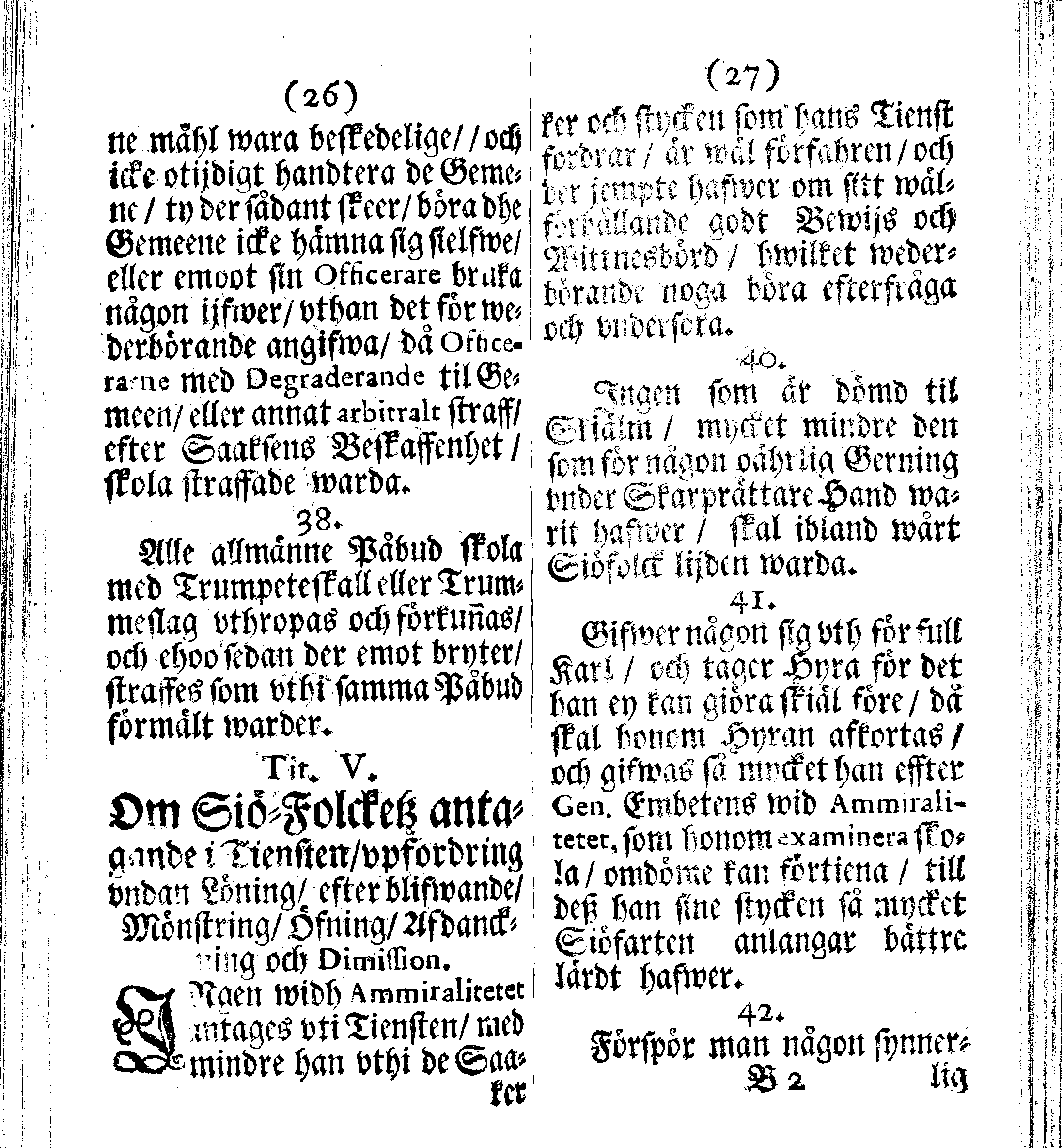 Siö-Lagh: Som Then Stoormächtigste Konung och Herre Her CARL then Elffte, Sweriges, Göthes och Wändes Konung, [etc.] Åhr 1667 hafwer låtit författa, Af Trycket utgå och Publicera. Nu effter mångens Begäran i mindre Format, af nyo omtryckt, Med Förökning af åtskillige Kongl. May:tz Stadgar och Förordningar. Angående Alt hwad Kiöpman, Redare, Skippare och Lodzmän, wid Skip-Farten; for In- och Utgående, böra i Acht taga