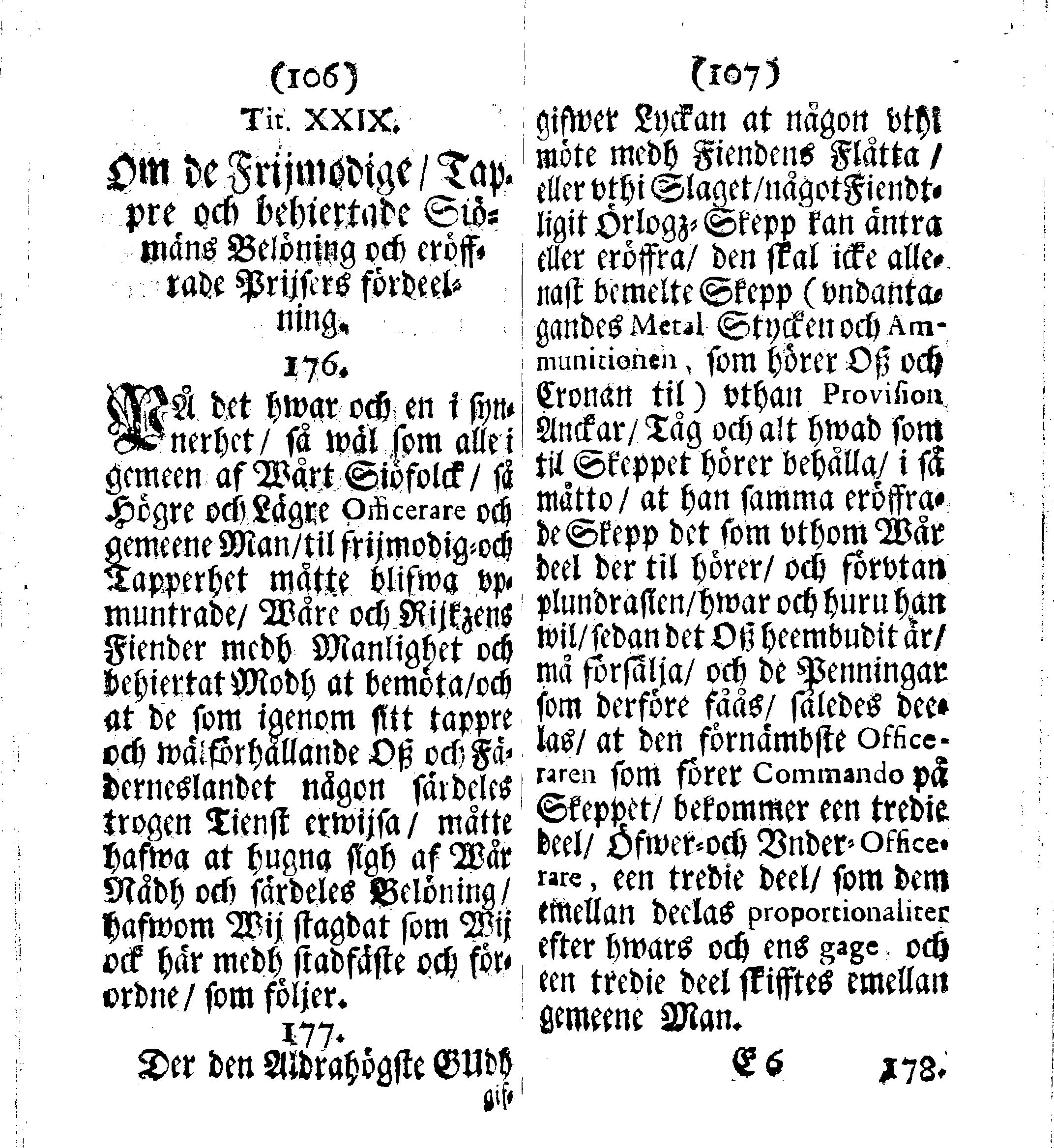 Siö-Lagh: Som Then Stoormächtigste Konung och Herre Her CARL then Elffte, Sweriges, Göthes och Wändes Konung, [etc.] Åhr 1667 hafwer låtit författa, Af Trycket utgå och Publicera. Nu effter mångens Begäran i mindre Format, af nyo omtryckt, Med Förökning af åtskillige Kongl. May:tz Stadgar och Förordningar. Angående Alt hwad Kiöpman, Redare, Skippare och Lodzmän, wid Skip-Farten; for In- och Utgående, böra i Acht taga