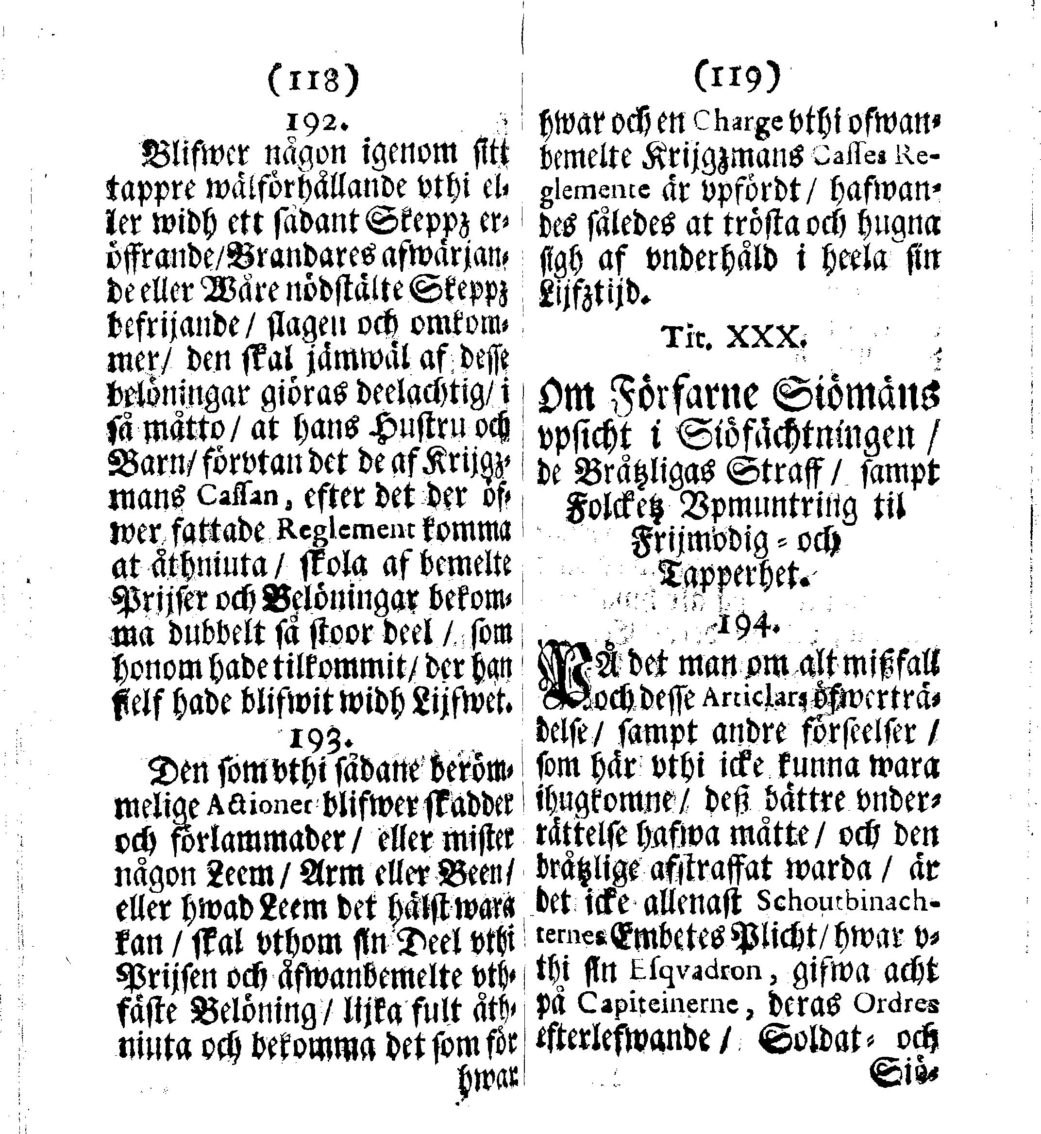 Siö-Lagh: Som Then Stoormächtigste Konung och Herre Her CARL then Elffte, Sweriges, Göthes och Wändes Konung, [etc.] Åhr 1667 hafwer låtit författa, Af Trycket utgå och Publicera. Nu effter mångens Begäran i mindre Format, af nyo omtryckt, Med Förökning af åtskillige Kongl. May:tz Stadgar och Förordningar. Angående Alt hwad Kiöpman, Redare, Skippare och Lodzmän, wid Skip-Farten; for In- och Utgående, böra i Acht taga