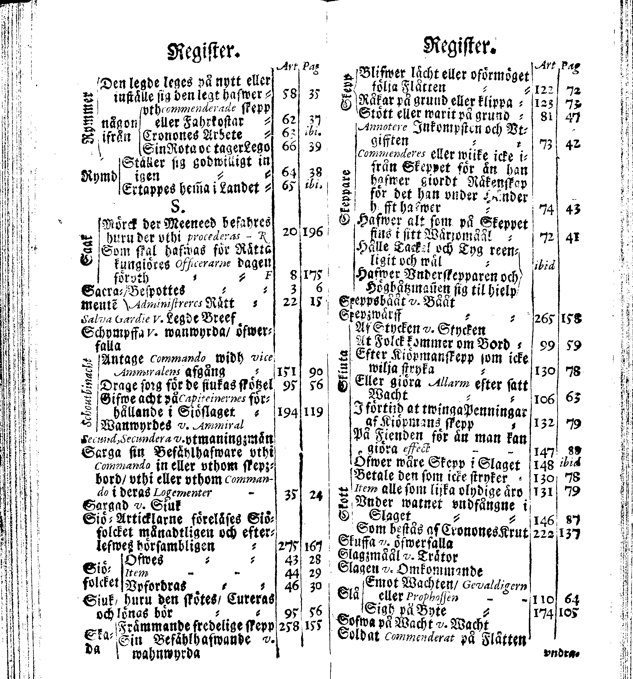 Siö-Lagh: Som Then Stoormächtigste Konung och Herre Her CARL then Elffte, Sweriges, Göthes och Wändes Konung, [etc.] Åhr 1667 hafwer låtit författa, Af Trycket utgå och Publicera. Nu effter mångens Begäran i mindre Format, af nyo omtryckt, Med Förökning af åtskillige Kongl. May:tz Stadgar och Förordningar. Angående Alt hwad Kiöpman, Redare, Skippare och Lodzmän, wid Skip-Farten; for In- och Utgående, böra i Acht taga