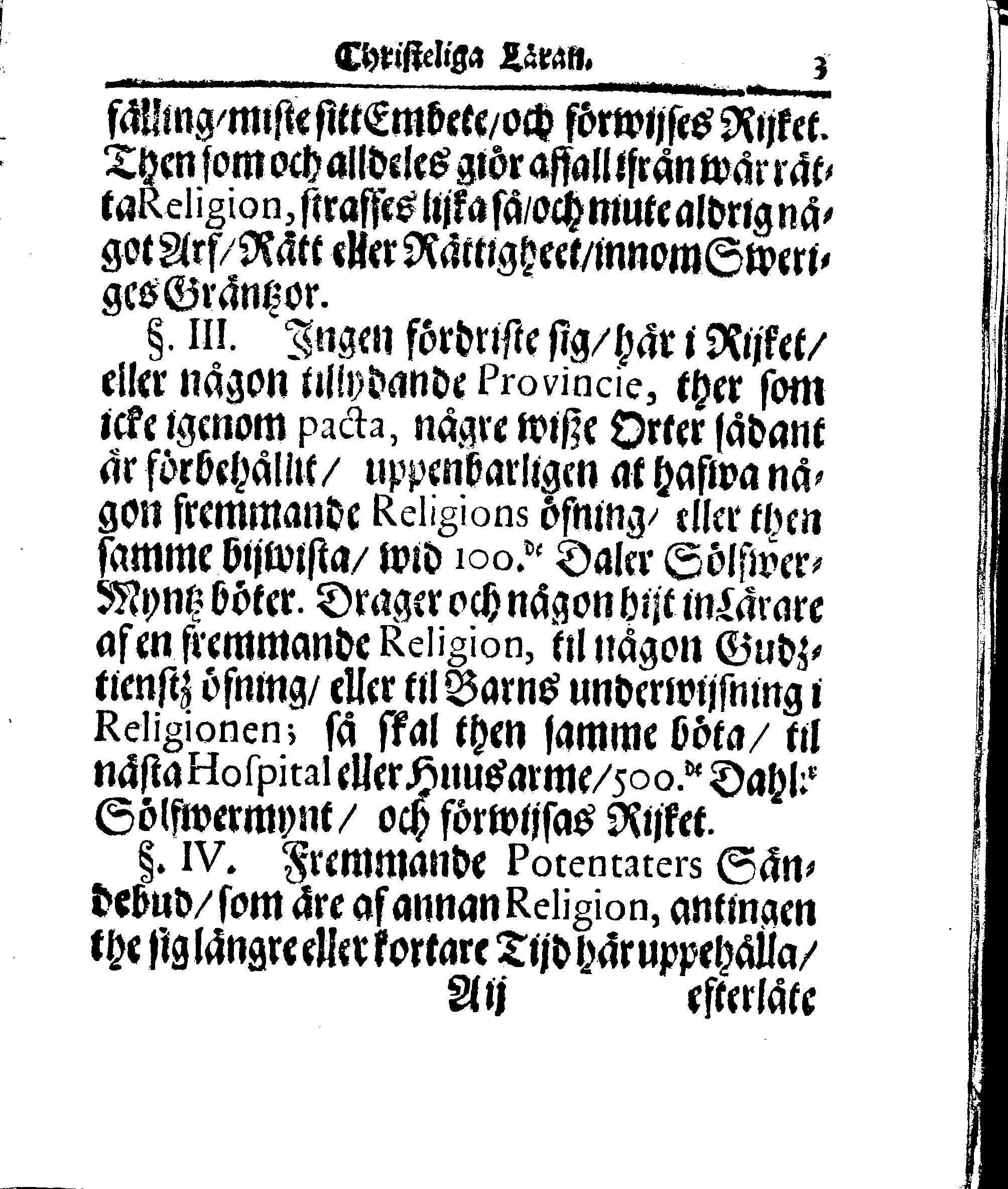 Kyrkio-Lag och Ordning, som then Stormächtigste Konung och Herre, Herr CARL then Elofte, Sweriges, Göthes och Wändes Konung, [etc.] Åhr 1686. hafwer låtit försatta, och Åhr 1687. af Trycket utgå och publicera. Jemte ther til hörige Stadgar