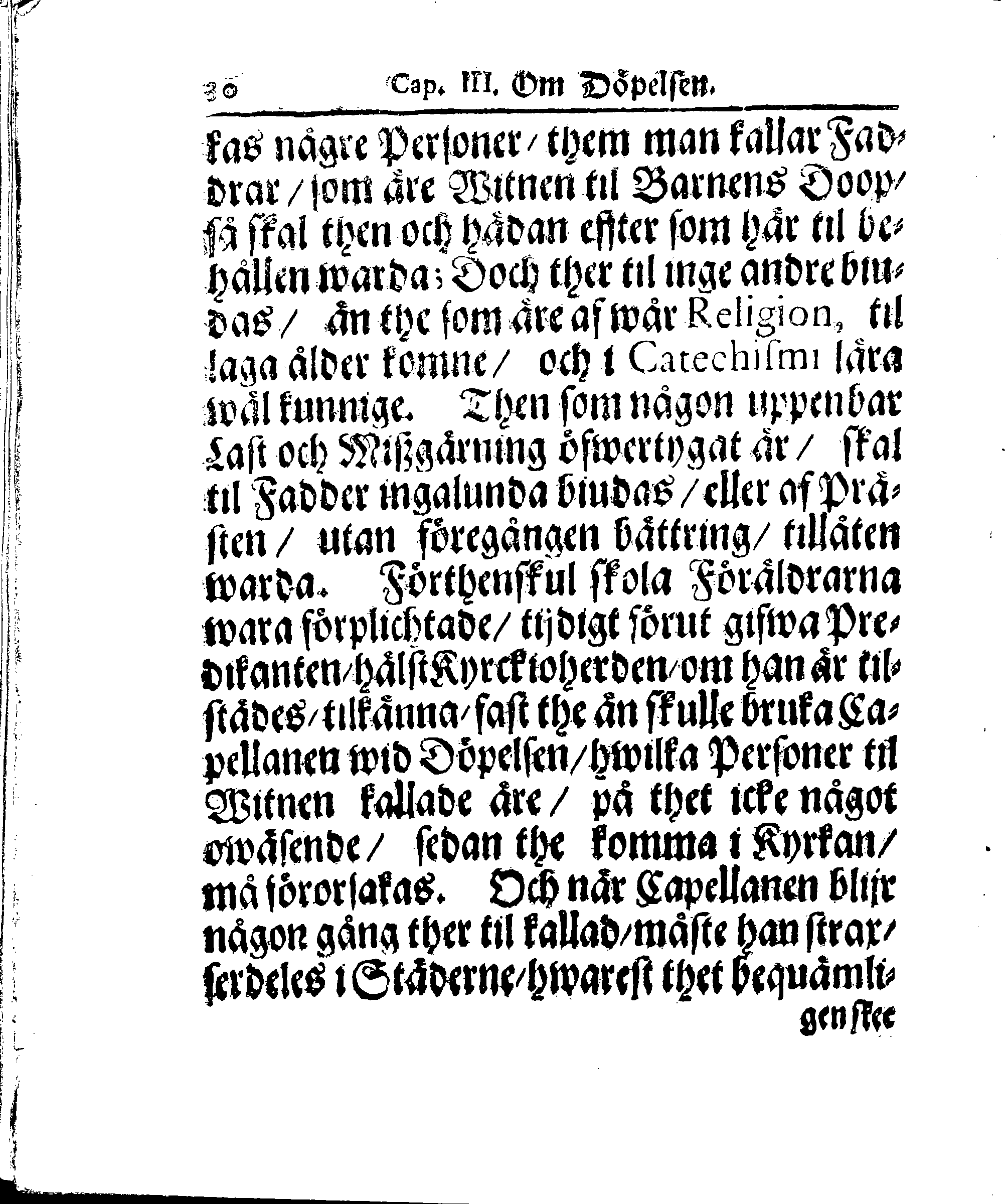 Kyrkio-Lag och Ordning, som then Stormächtigste Konung och Herre, Herr CARL then Elofte, Sweriges, Göthes och Wändes Konung, [etc.] Åhr 1686. hafwer låtit försatta, och Åhr 1687. af Trycket utgå och publicera. Jemte ther til hörige Stadgar