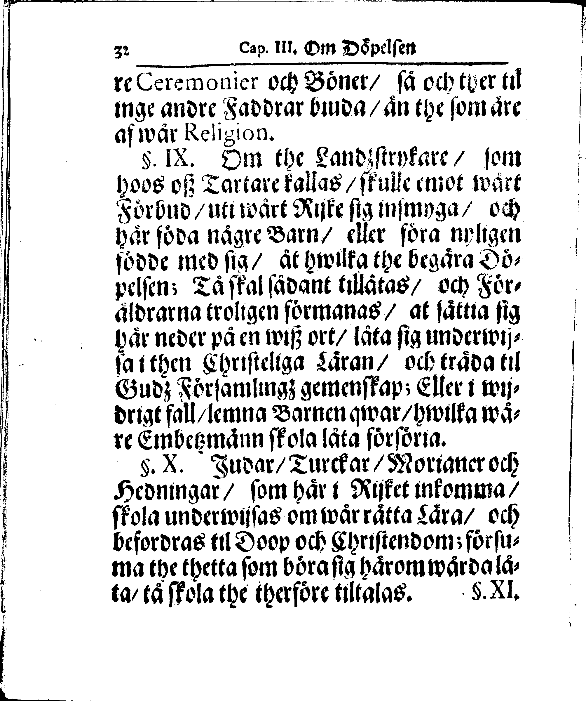 Kyrkio-Lag och Ordning, som then Stormächtigste Konung och Herre, Herr CARL then Elofte, Sweriges, Göthes och Wändes Konung, [etc.] Åhr 1686. hafwer låtit försatta, och Åhr 1687. af Trycket utgå och publicera. Jemte ther til hörige Stadgar
