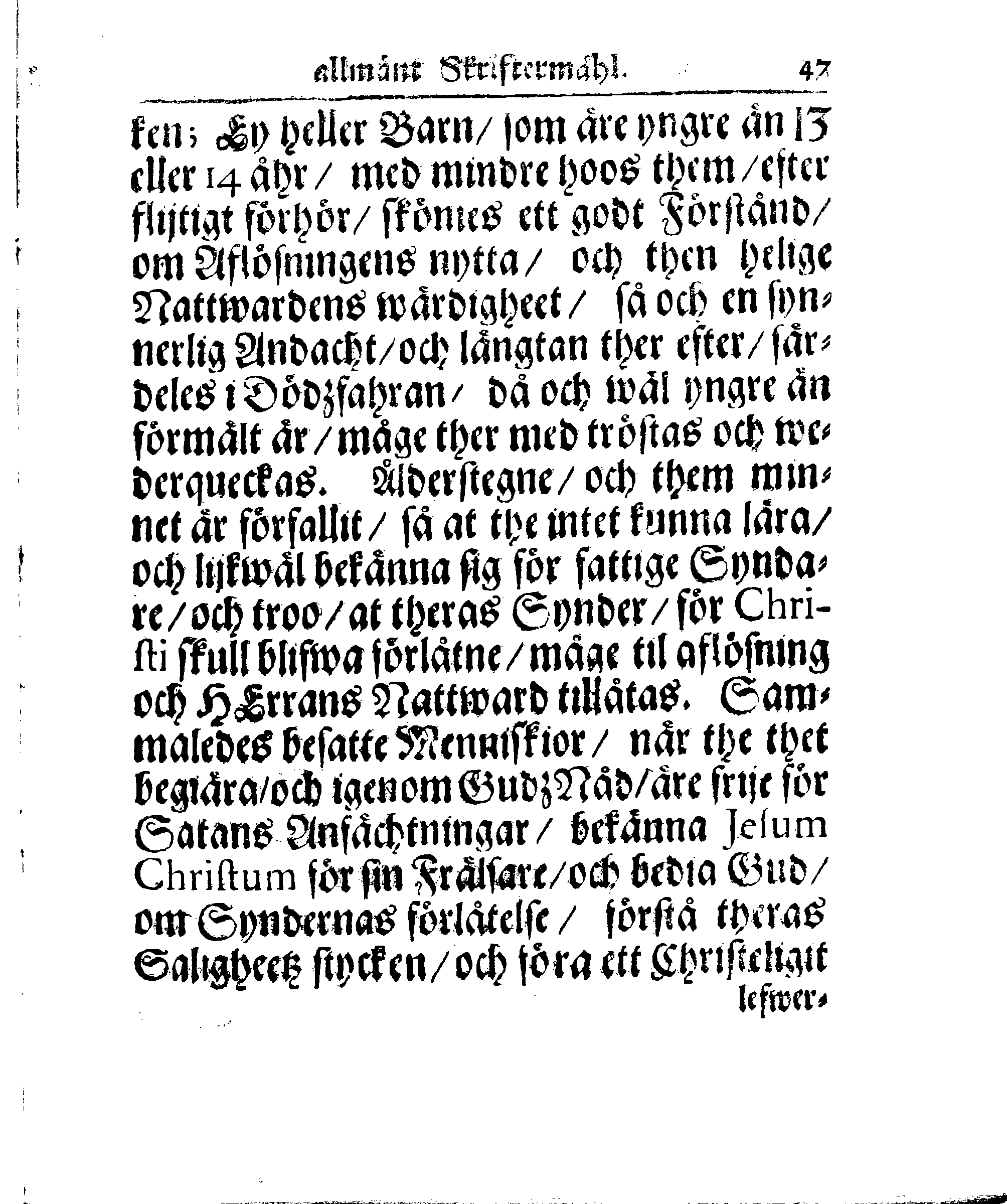 Kyrkio-Lag och Ordning, som then Stormächtigste Konung och Herre, Herr CARL then Elofte, Sweriges, Göthes och Wändes Konung, [etc.] Åhr 1686. hafwer låtit försatta, och Åhr 1687. af Trycket utgå och publicera. Jemte ther til hörige Stadgar