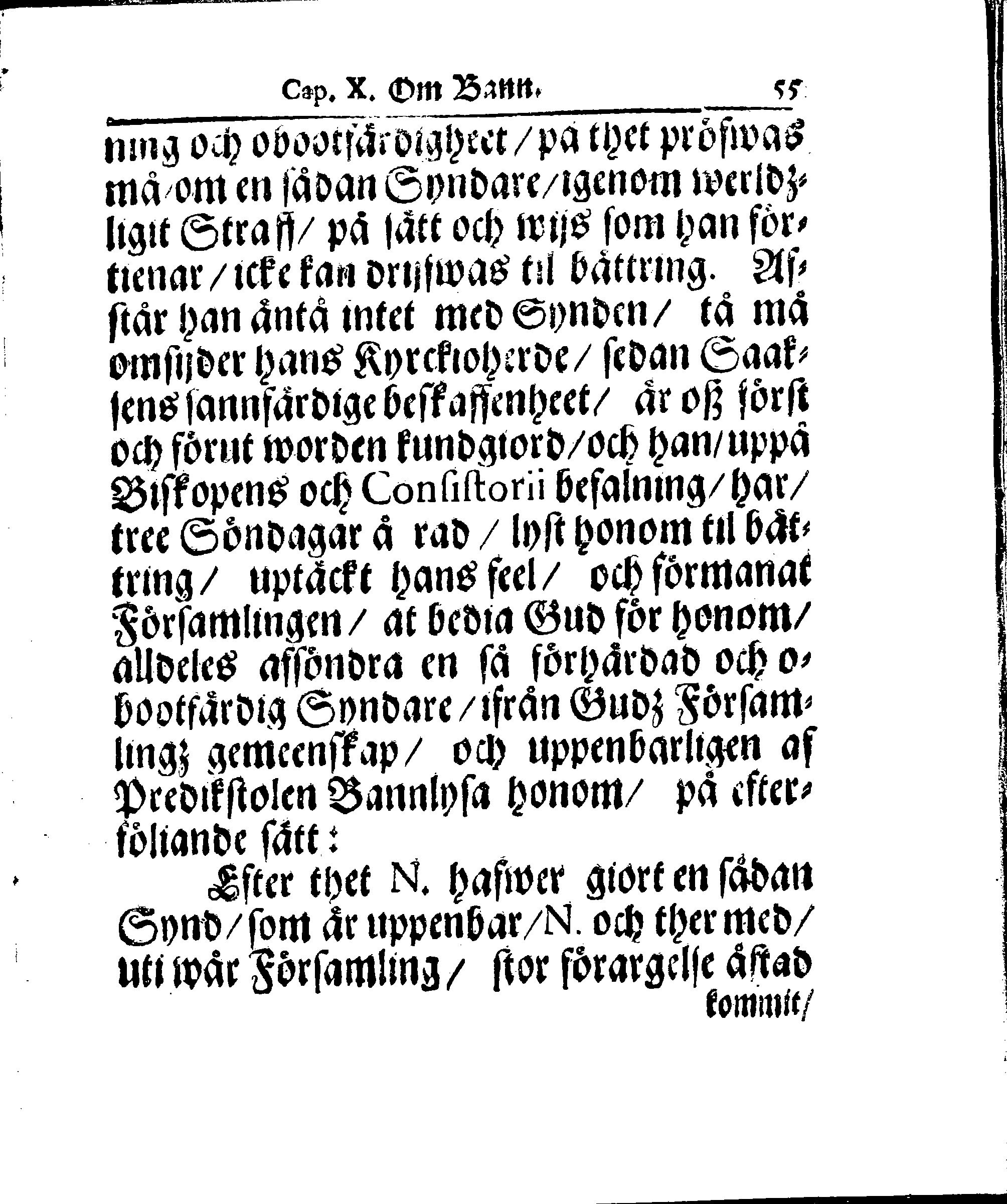 Kyrkio-Lag och Ordning, som then Stormächtigste Konung och Herre, Herr CARL then Elofte, Sweriges, Göthes och Wändes Konung, [etc.] Åhr 1686. hafwer låtit försatta, och Åhr 1687. af Trycket utgå och publicera. Jemte ther til hörige Stadgar