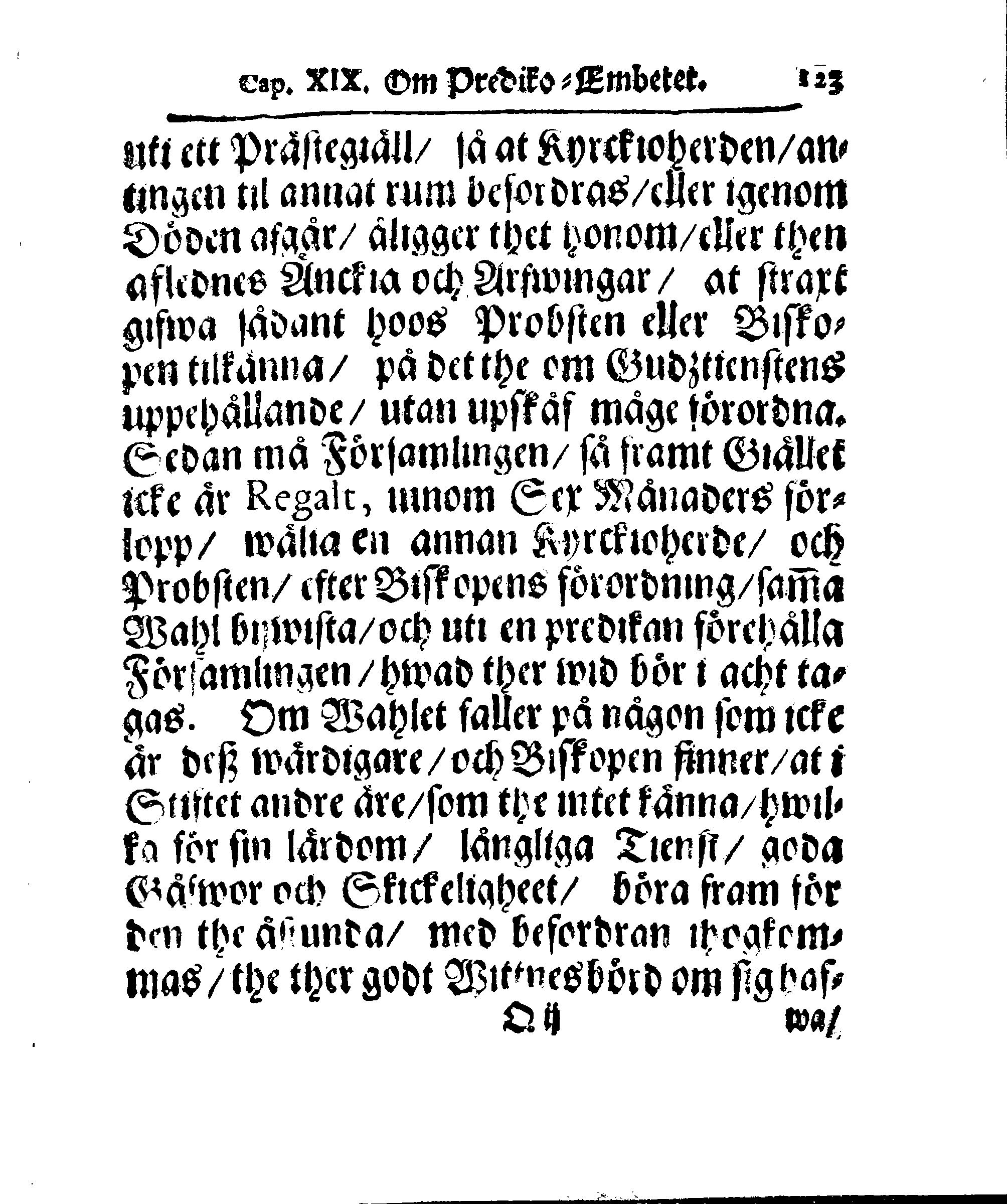 Kyrkio-Lag och Ordning, som then Stormächtigste Konung och Herre, Herr CARL then Elofte, Sweriges, Göthes och Wändes Konung, [etc.] Åhr 1686. hafwer låtit försatta, och Åhr 1687. af Trycket utgå och publicera. Jemte ther til hörige Stadgar